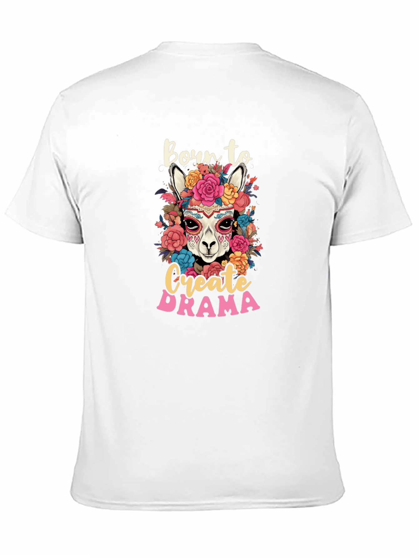 Born to Create Drama Llama T-Shirt