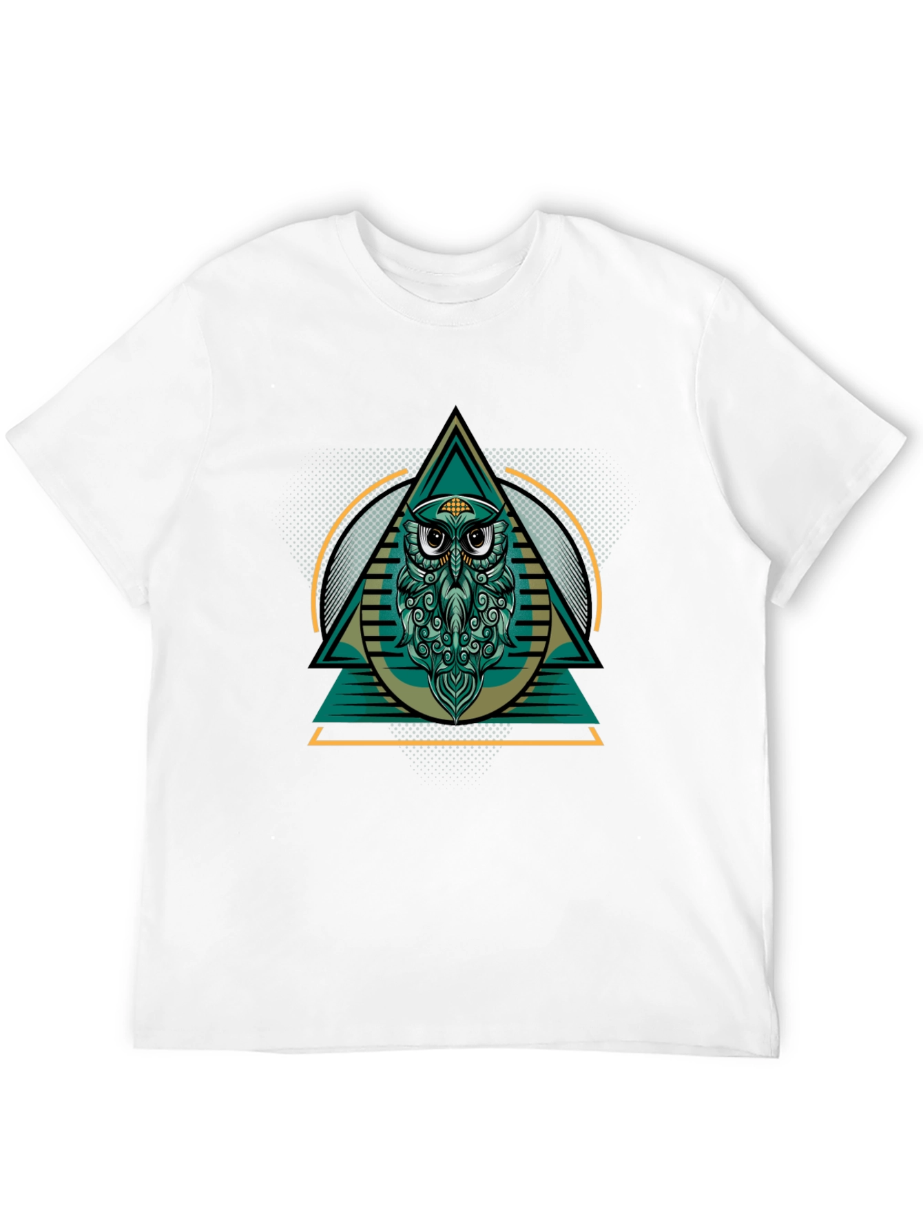 Owl Graphic Black T-Shirt