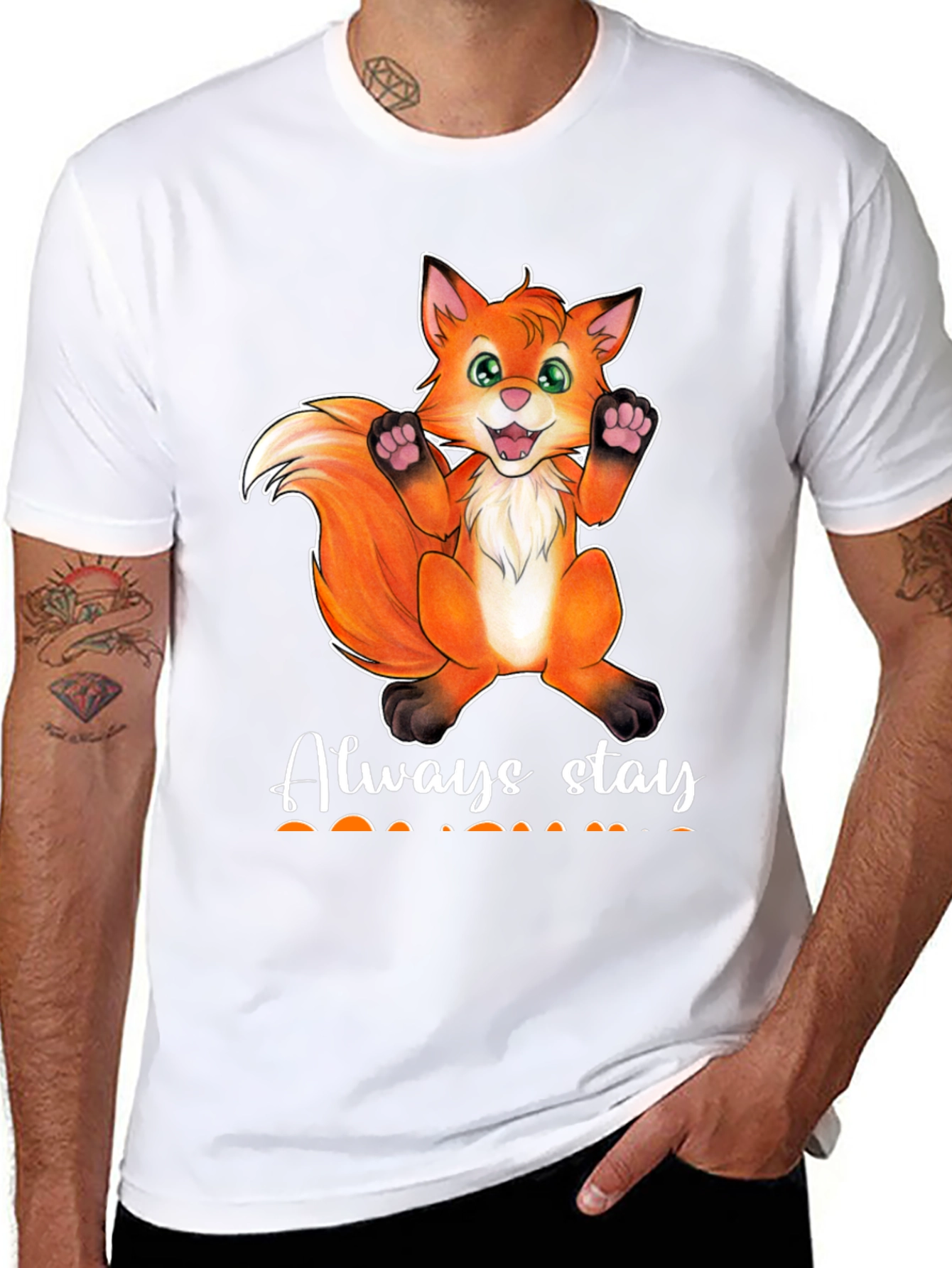 Cute Fox T-Shirt - Always Stay