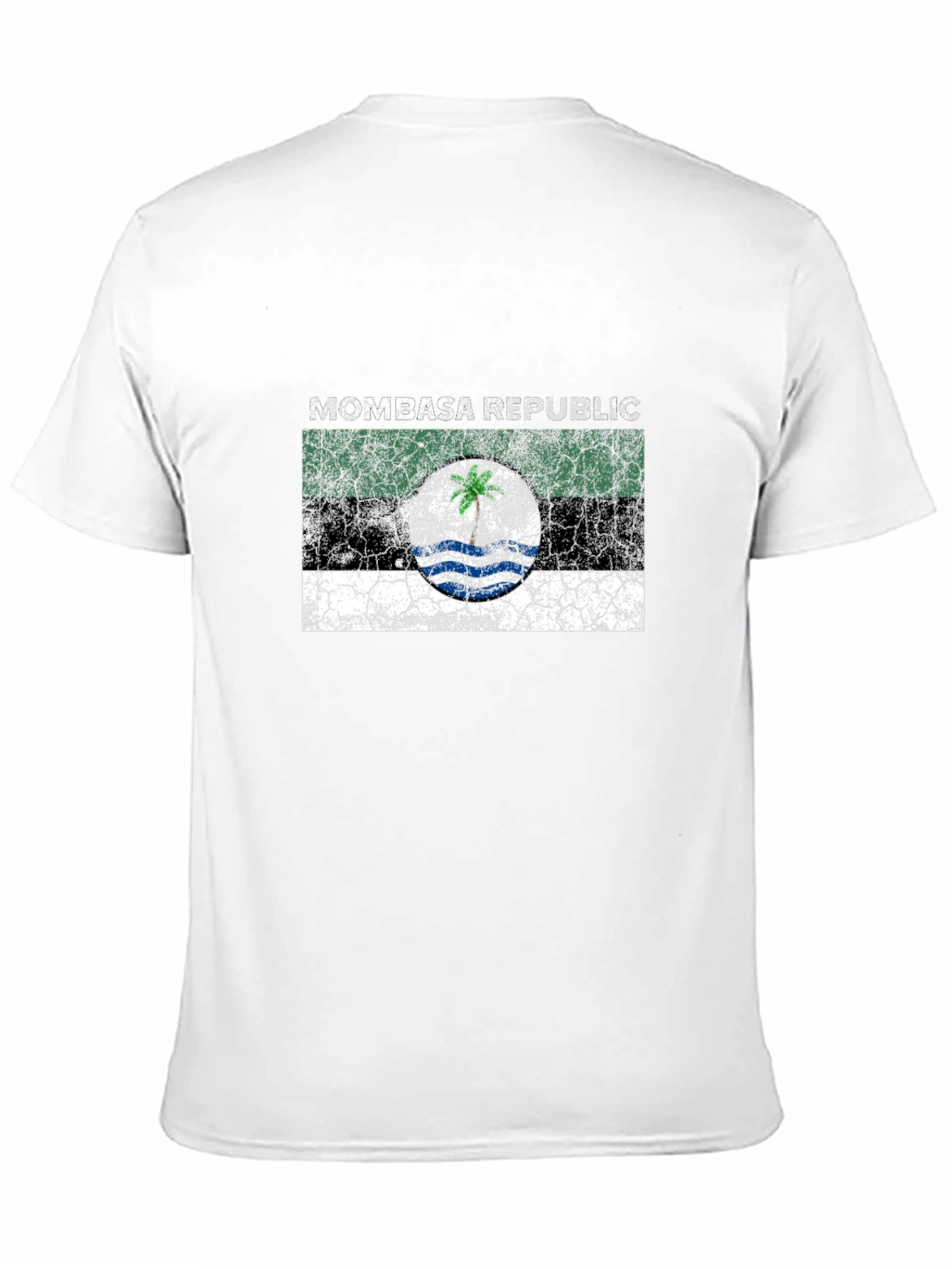 Mombasa Republic Flag Graphic Black T-Shirt