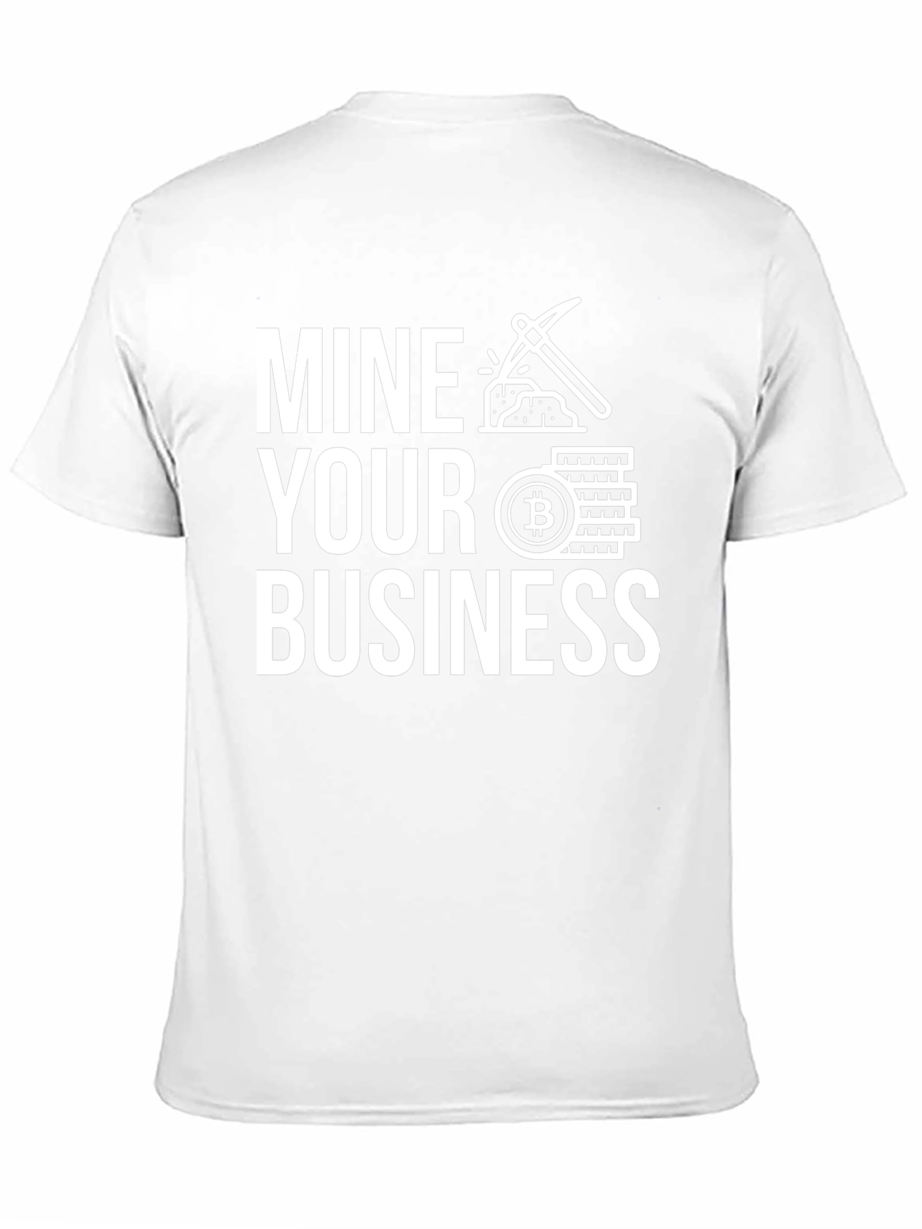 Mine Your Business Bitcoin Graphic Tee - Black