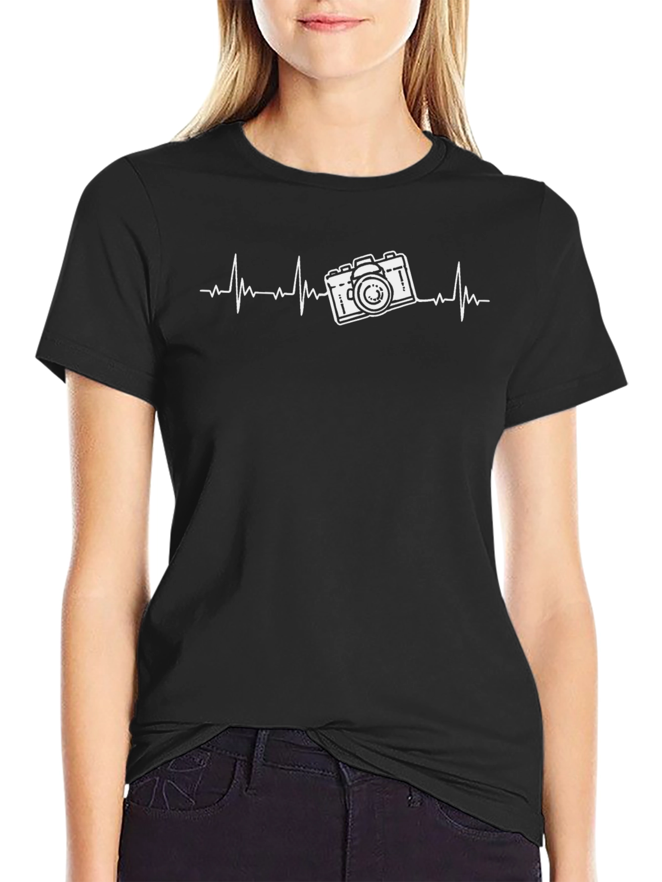Photographers Heartbeat Graphic T-Shirt