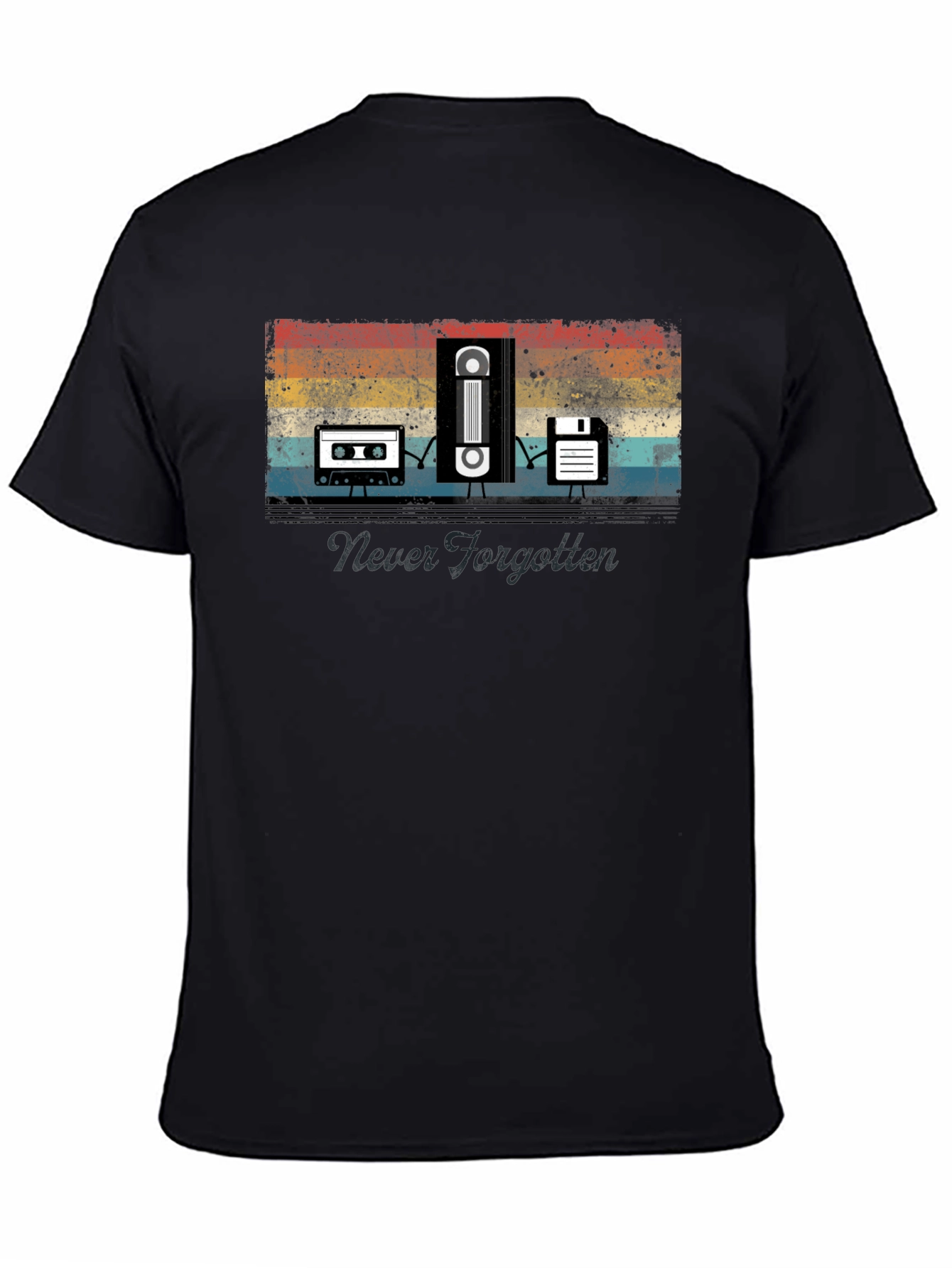 Retro Media Graphic T-Shirt