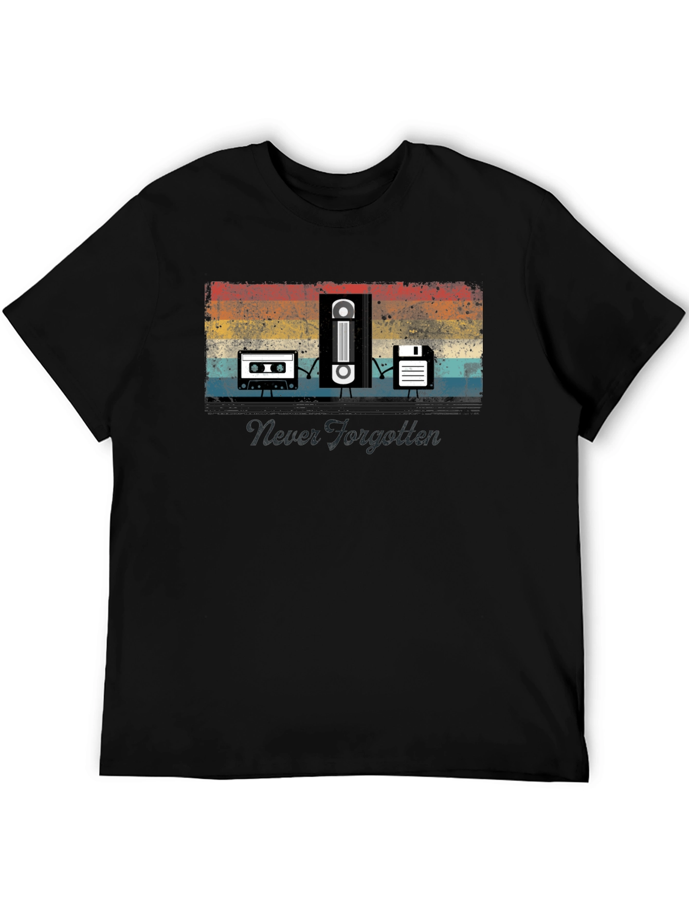 Retro Media Graphic T-Shirt