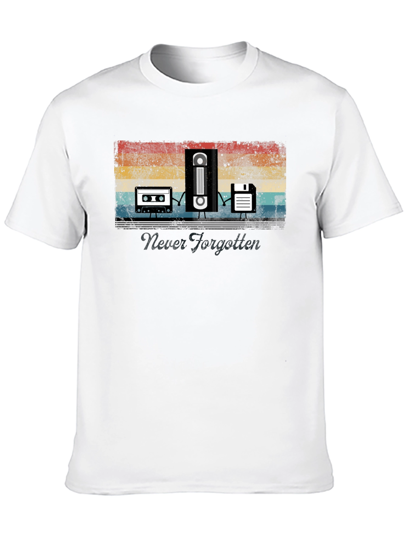 Retro Media Graphic T-Shirt