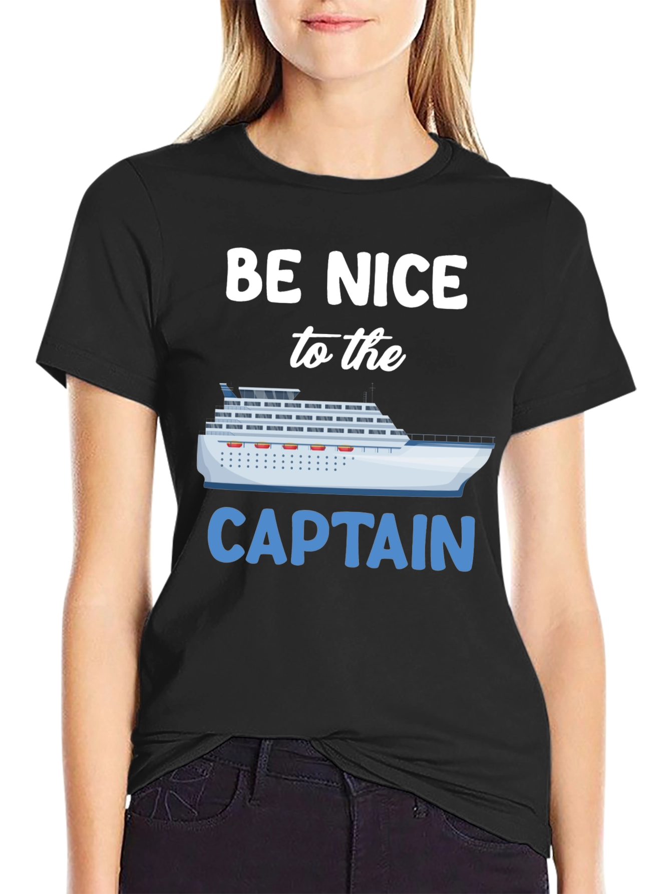 Be Nice to the Captain Graphic T-Shirt