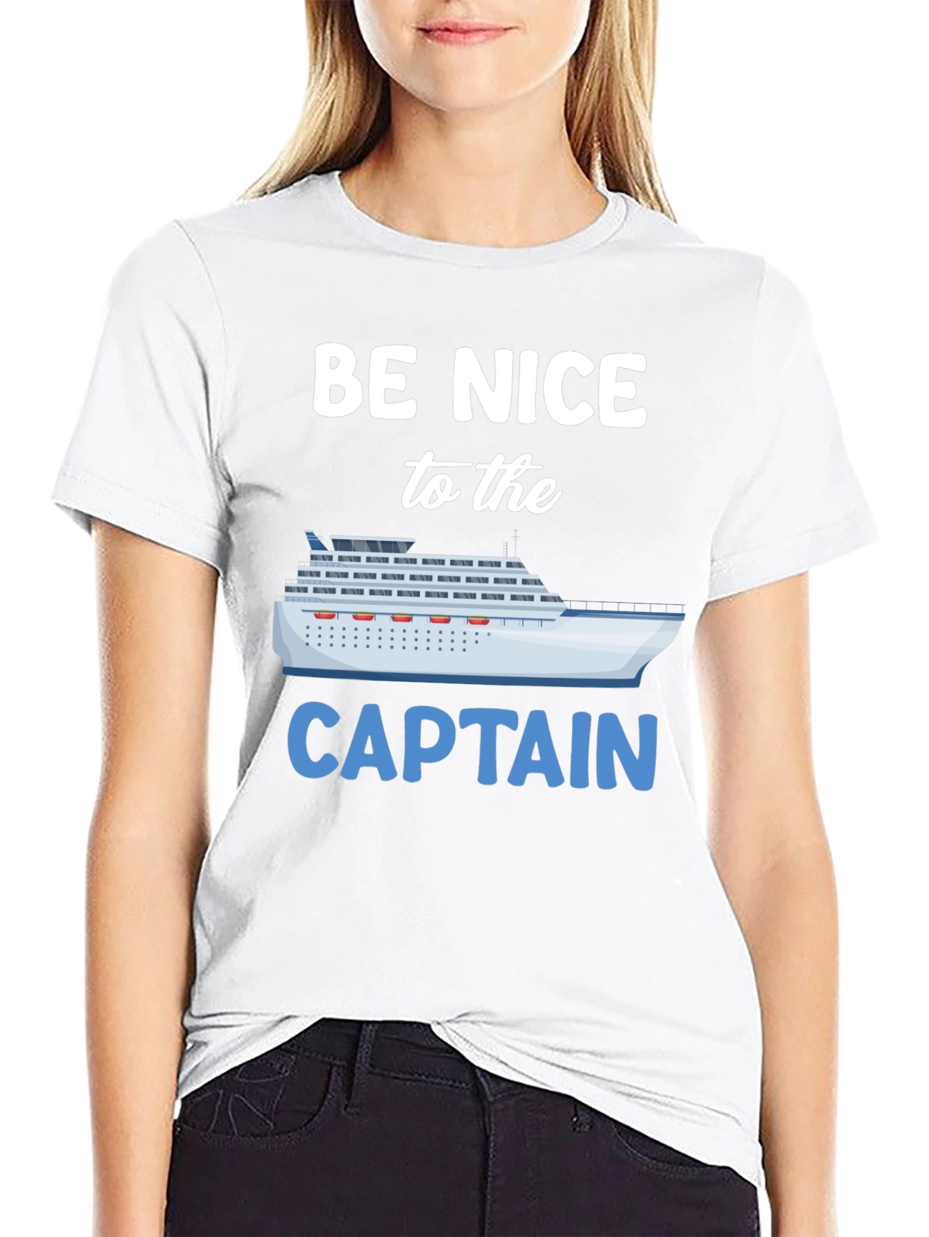 Be Nice to the Captain Graphic T-Shirt