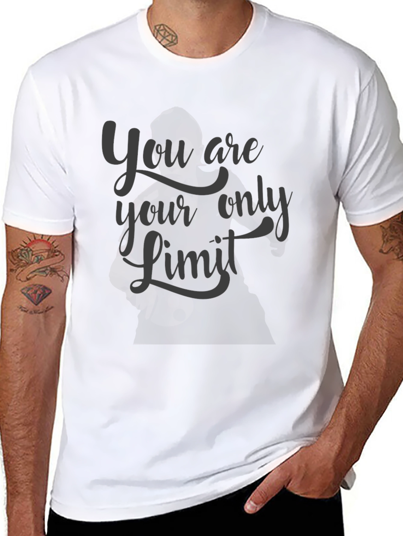 Motivational Graphic Tee: You Are Your Only Limit