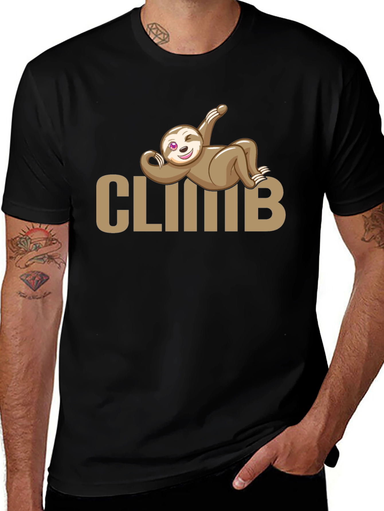 Funny Sloth Climb T-Shirt