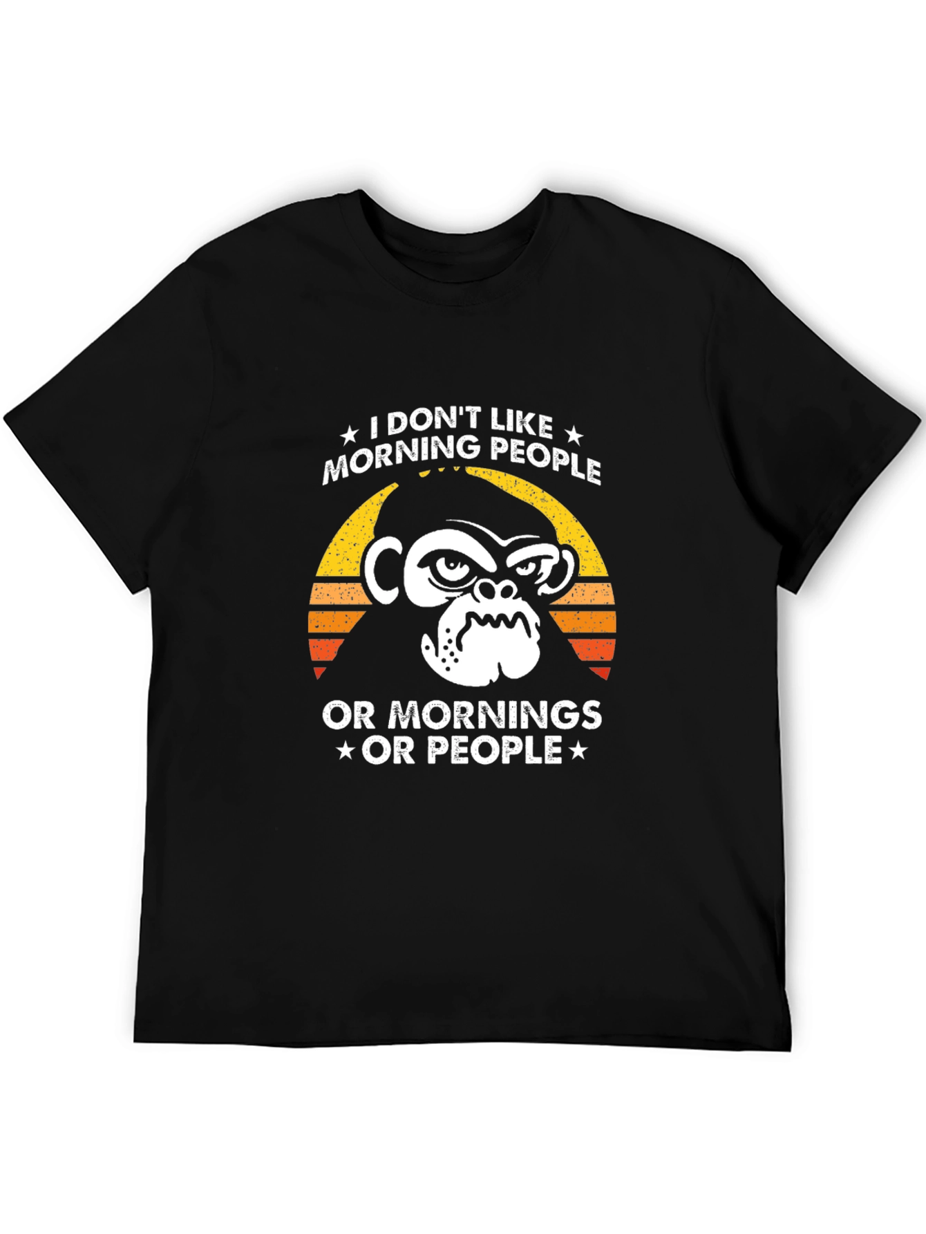 I Dont Like Morning People Graphic Tee