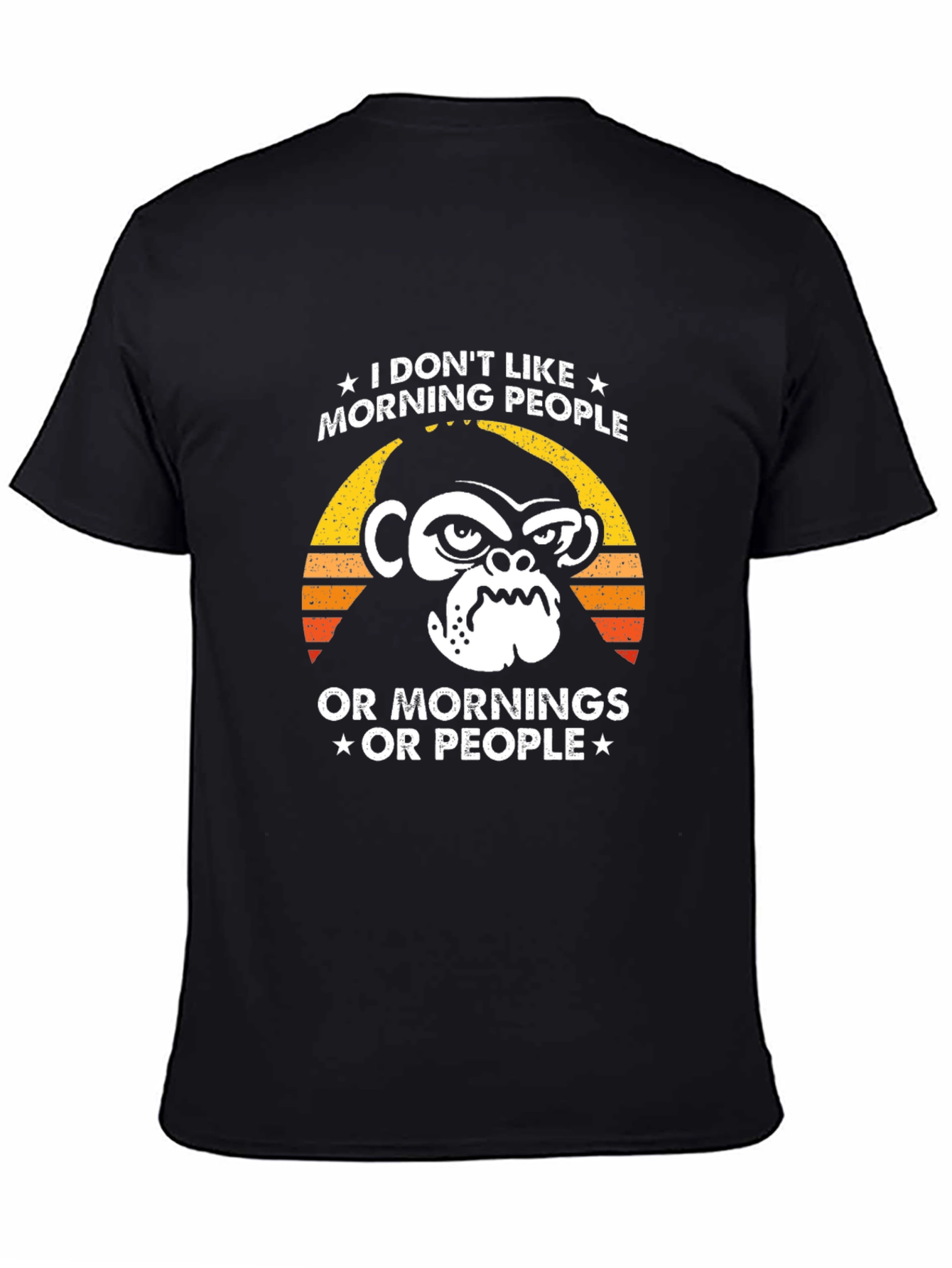 I Dont Like Morning People Graphic Tee