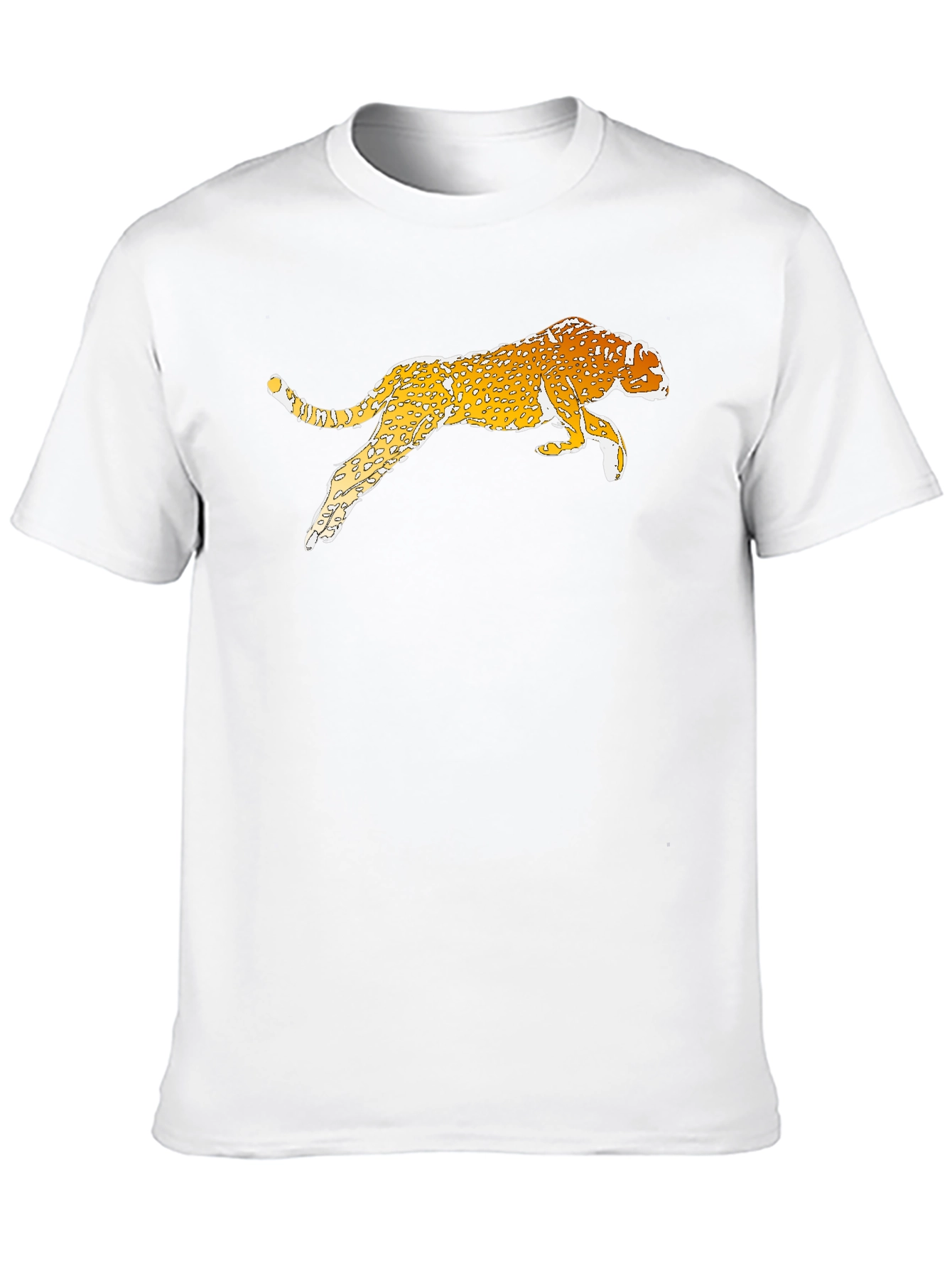 Cheetah Graphic Black T-Shirt - Casual Style