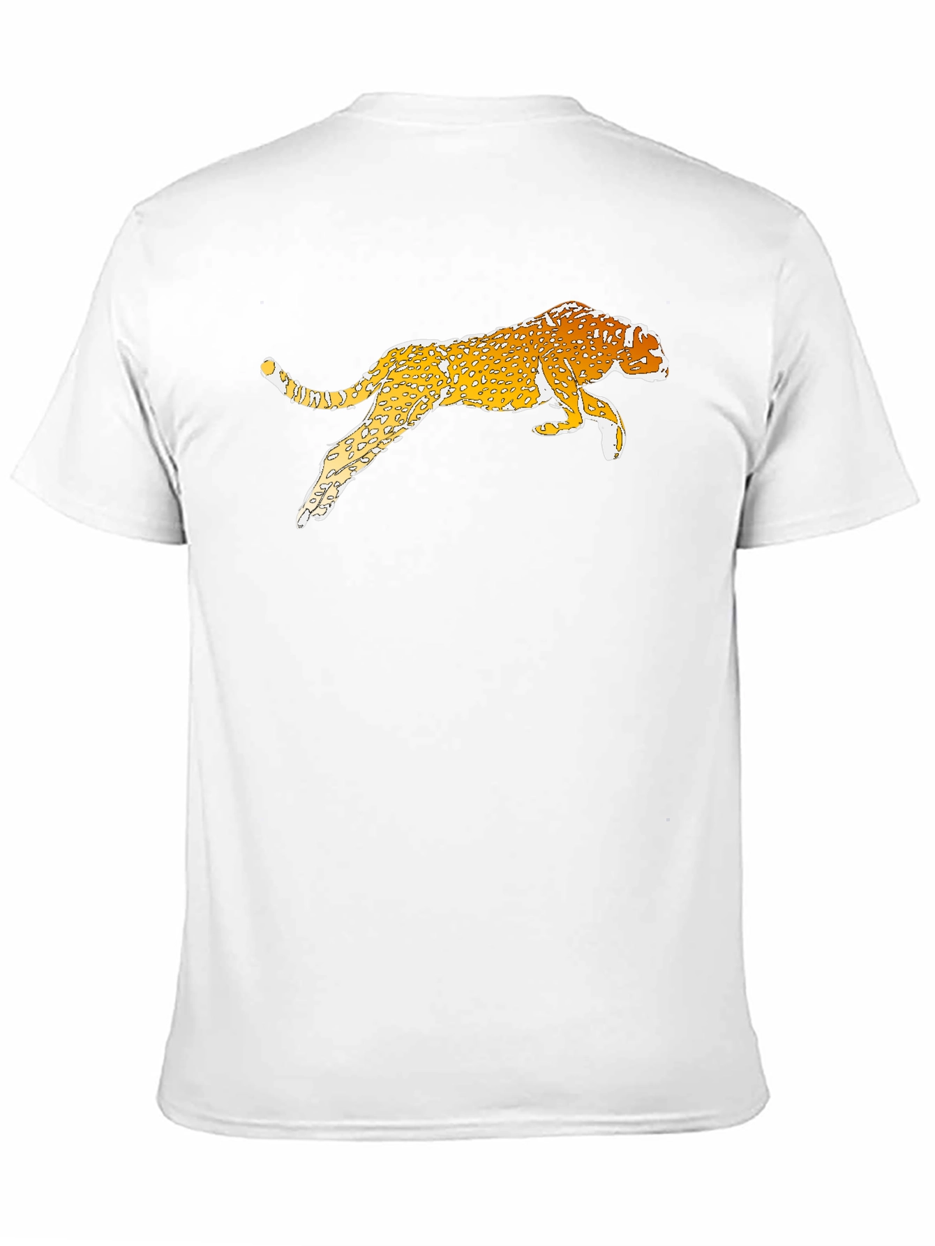 Cheetah Graphic Black T-Shirt - Casual Style