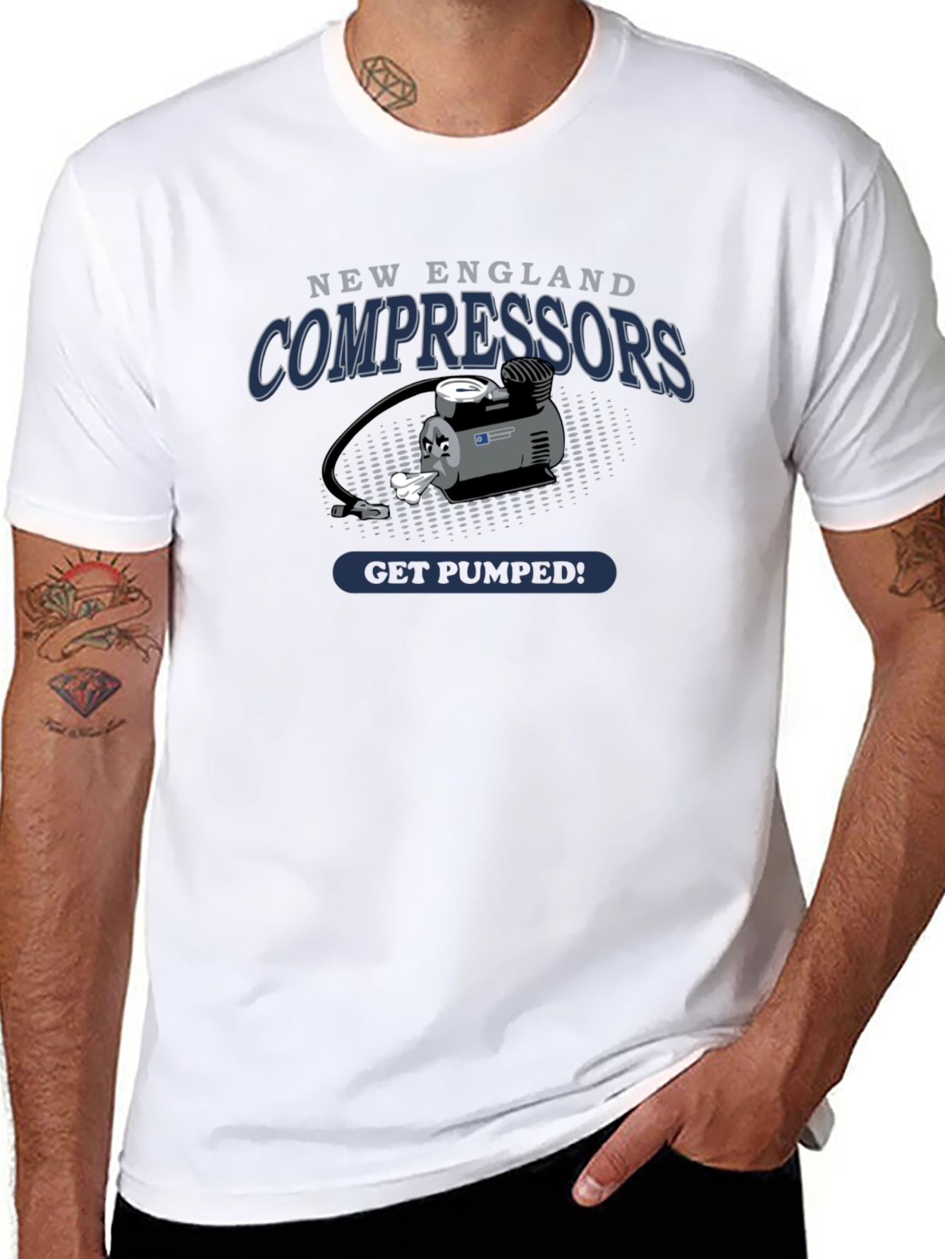 New England Compressors T-Shirt: Get Pumped!