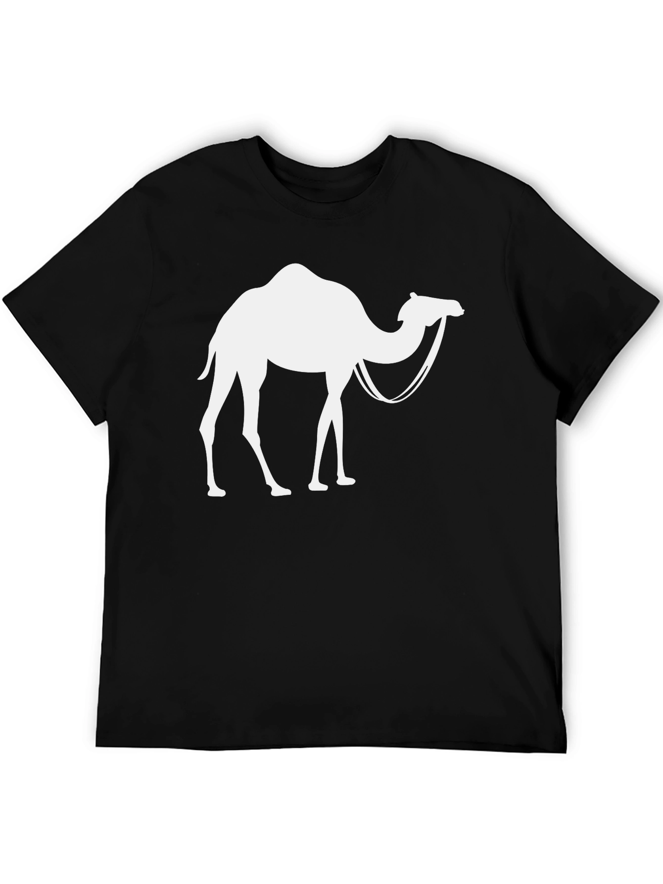 Camel Graphic T-Shirt - Classic Crew Neck