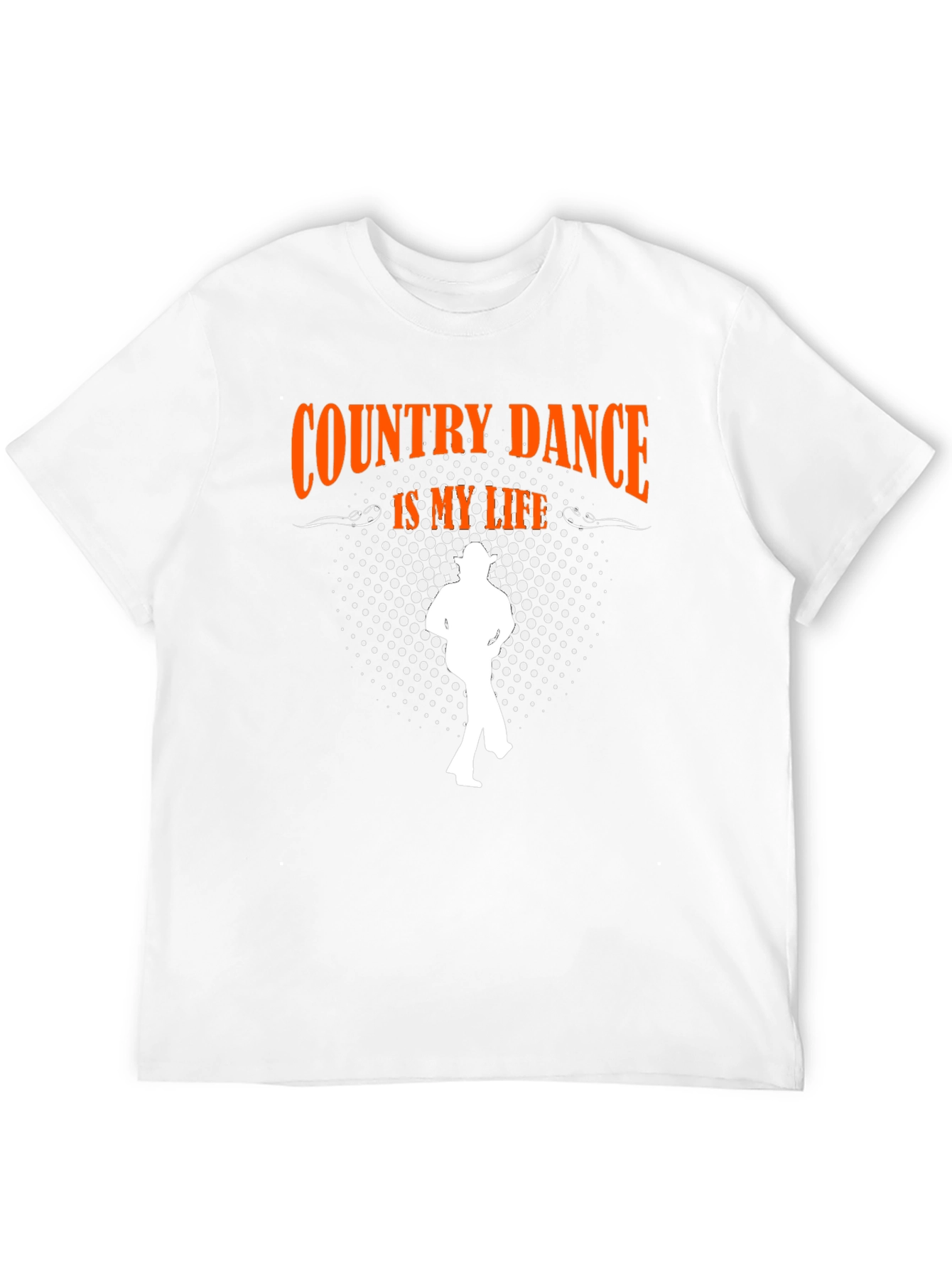 Country Dance is My Life Black Graphic Tee