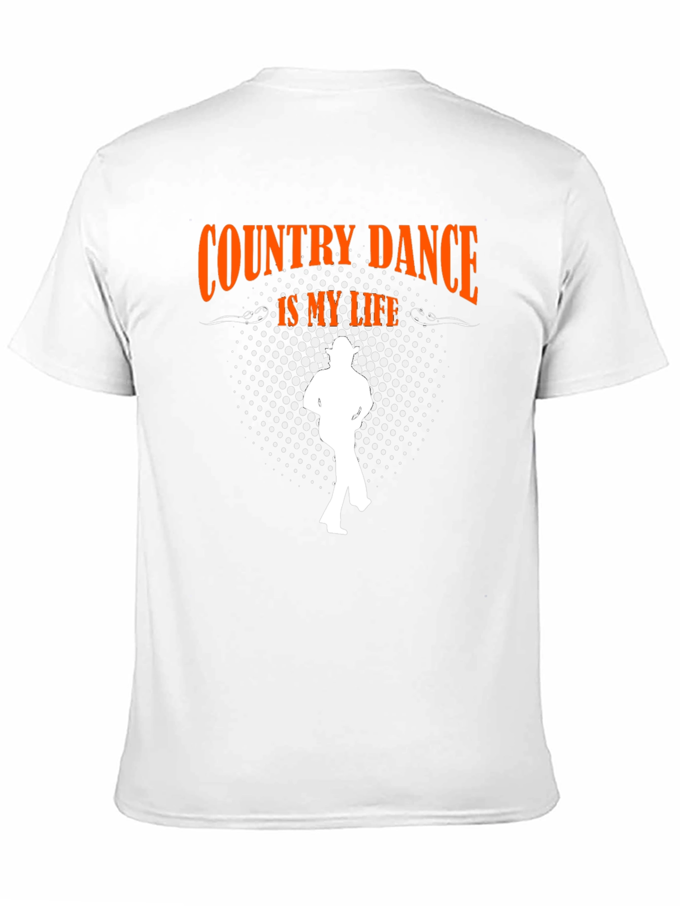 Country Dance is My Life Black Graphic Tee
