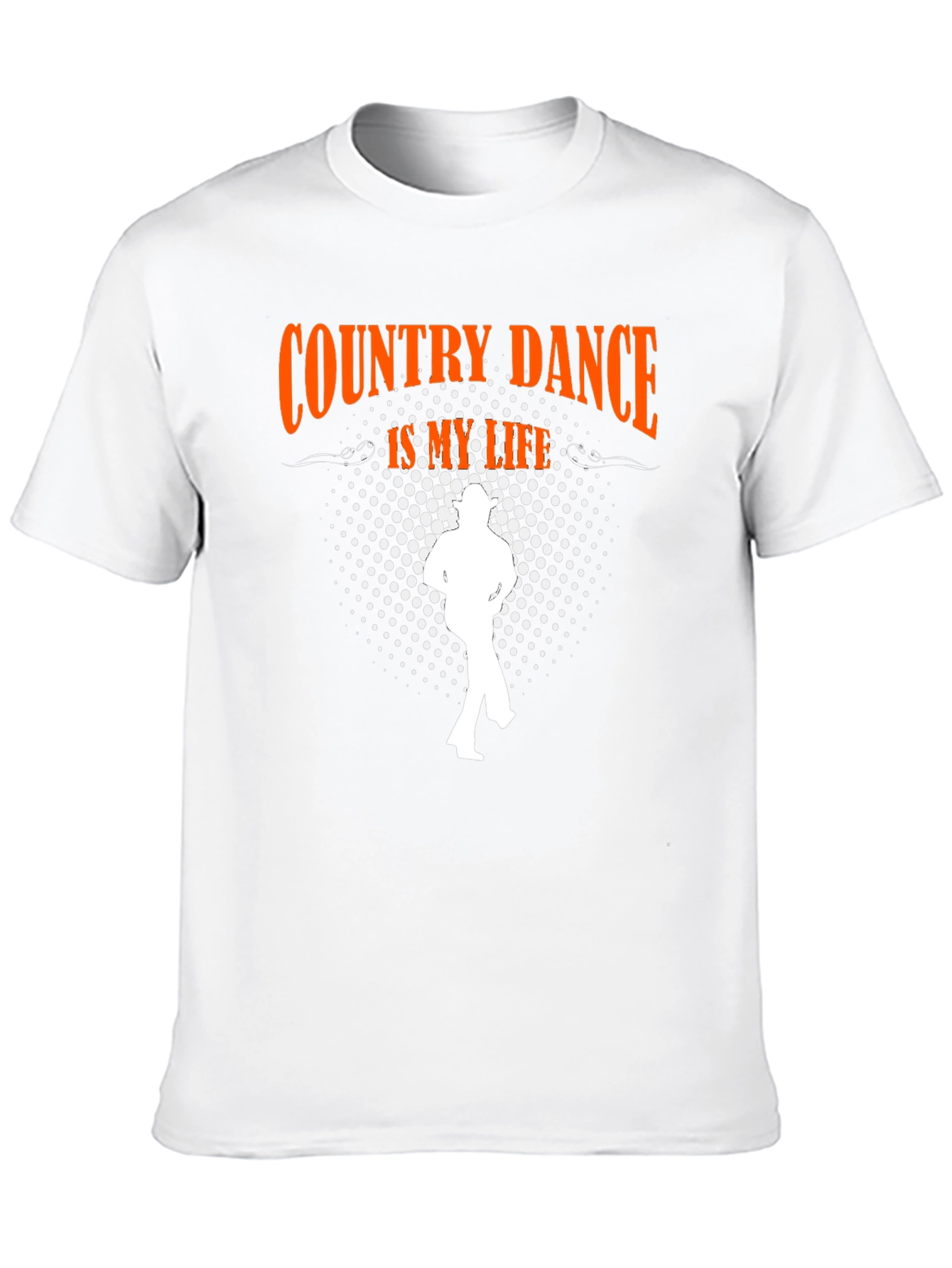 Country Dance is My Life Black Graphic Tee