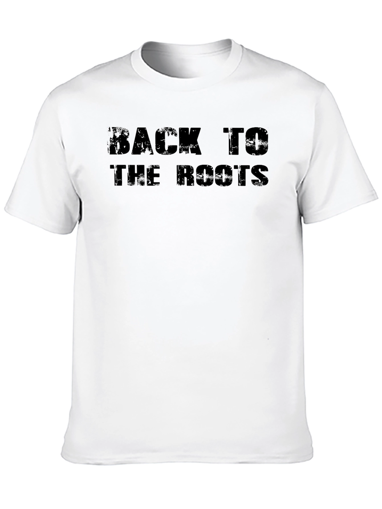 Back to the Roots Black Graphic Tee