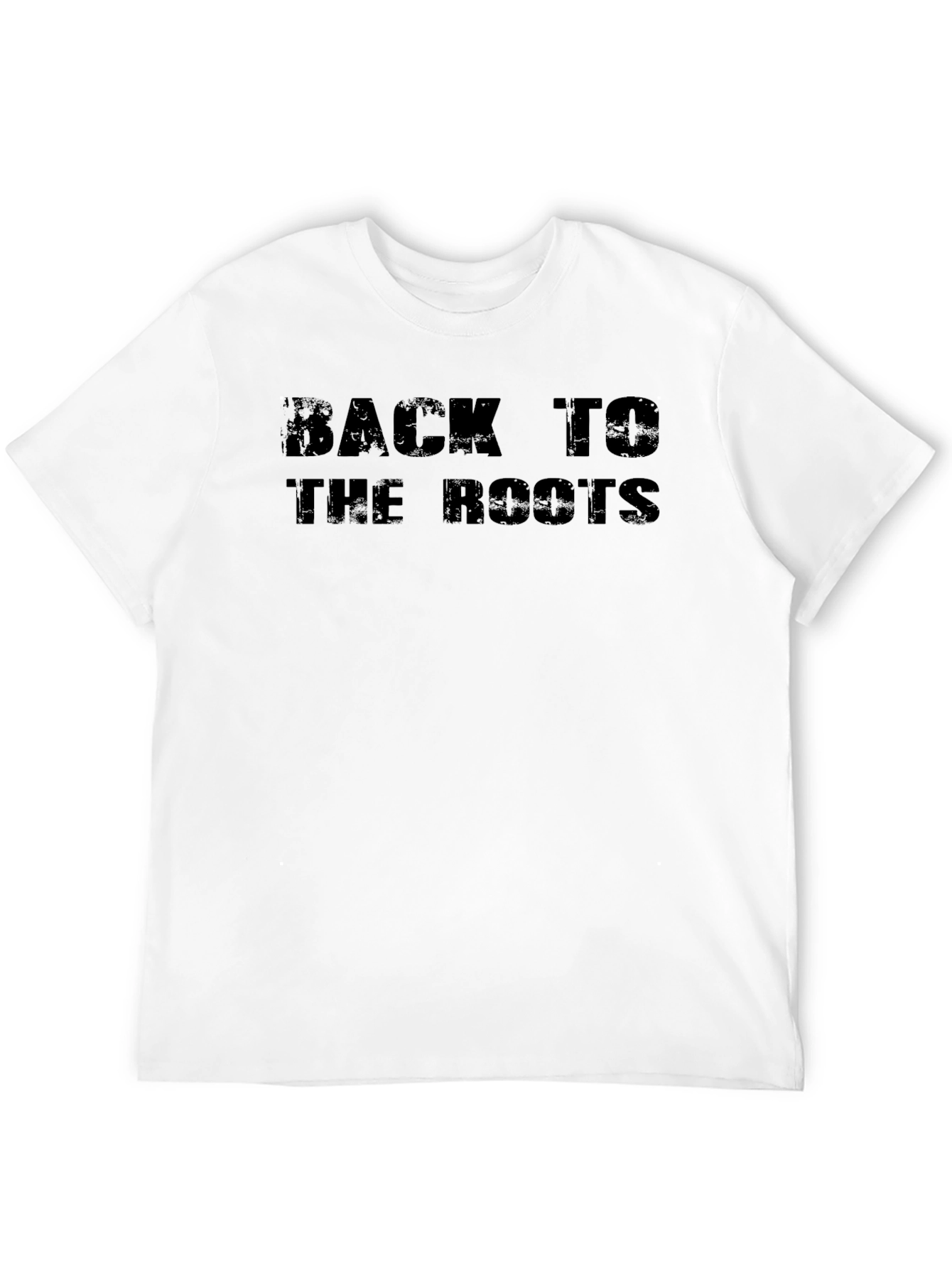 Back to the Roots Black Graphic Tee