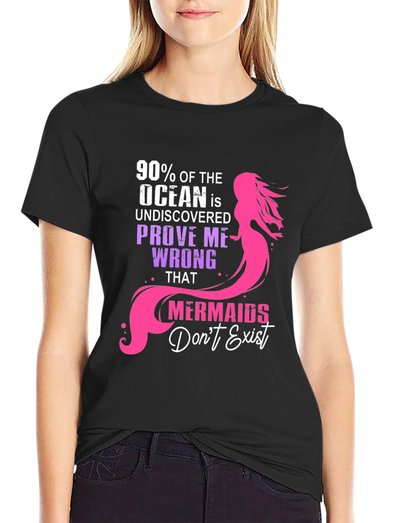 Mermaids Dont Exist Graphic Tee