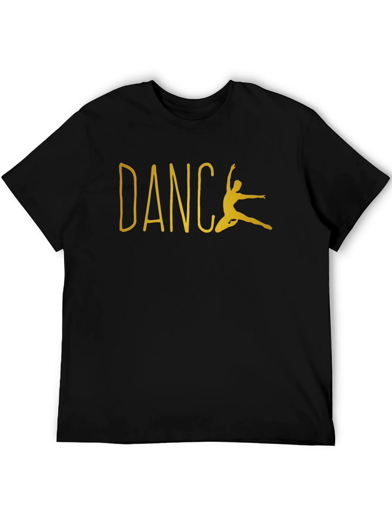 Dance Graphic Tee - Black Cotton Comfort