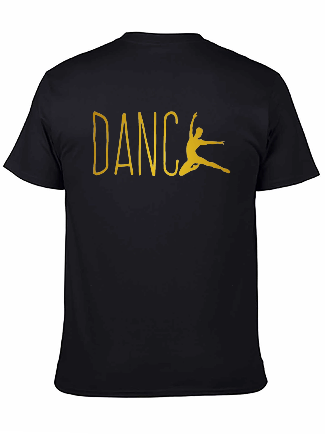 Dance Graphic Tee - Black Cotton Comfort