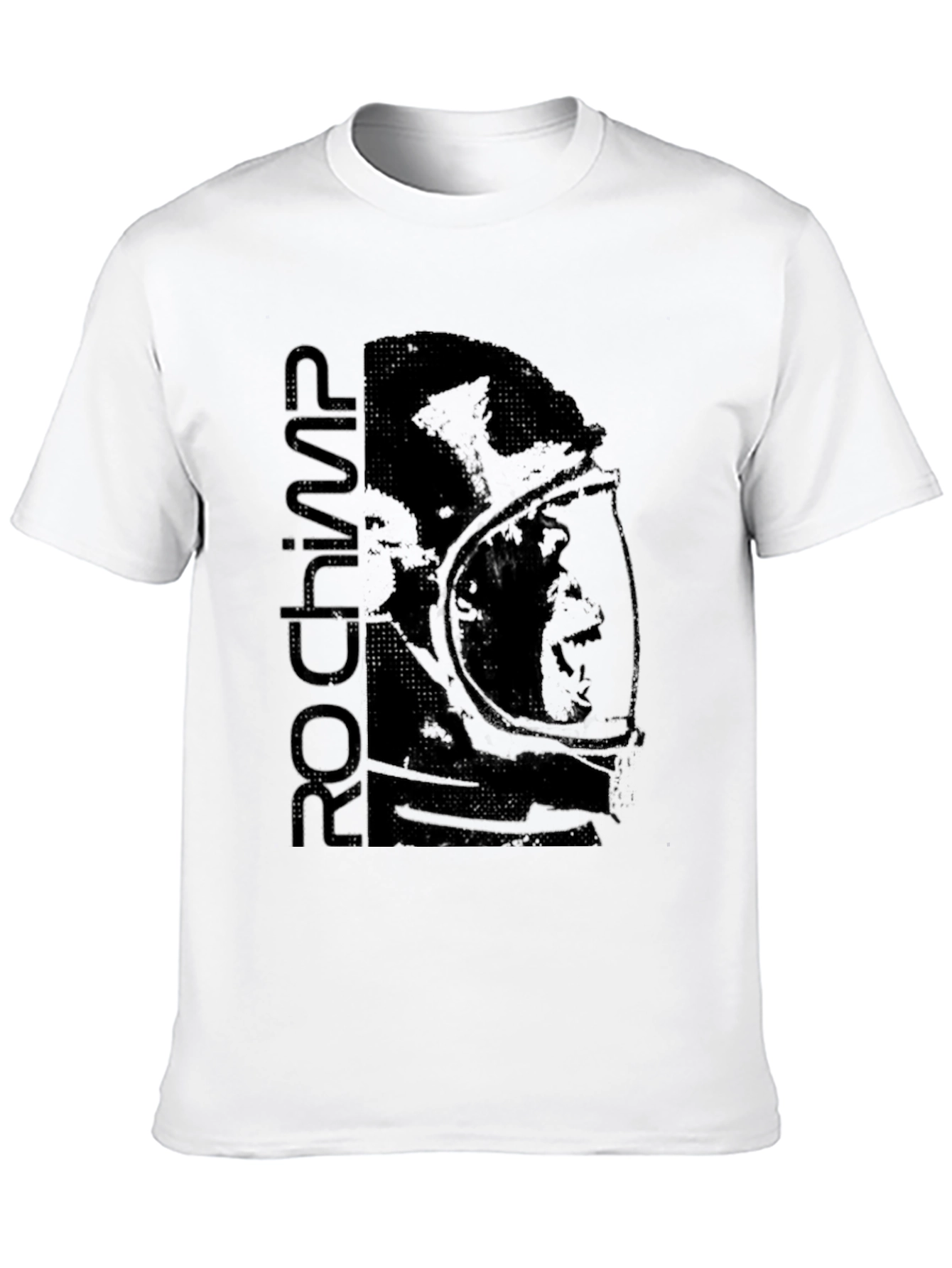 Retro Astronaut Graphic Black T-Shirt