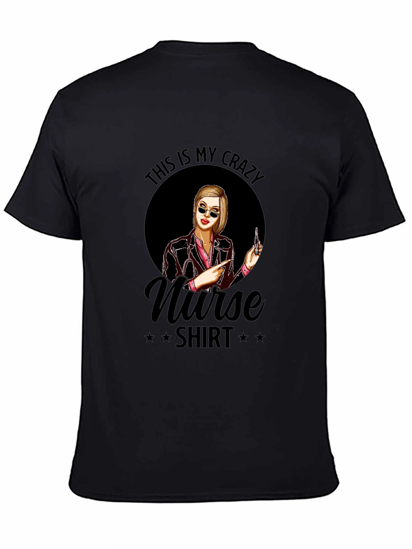 Crazy Nurse T-Shirt - Novelty Graphic Tee