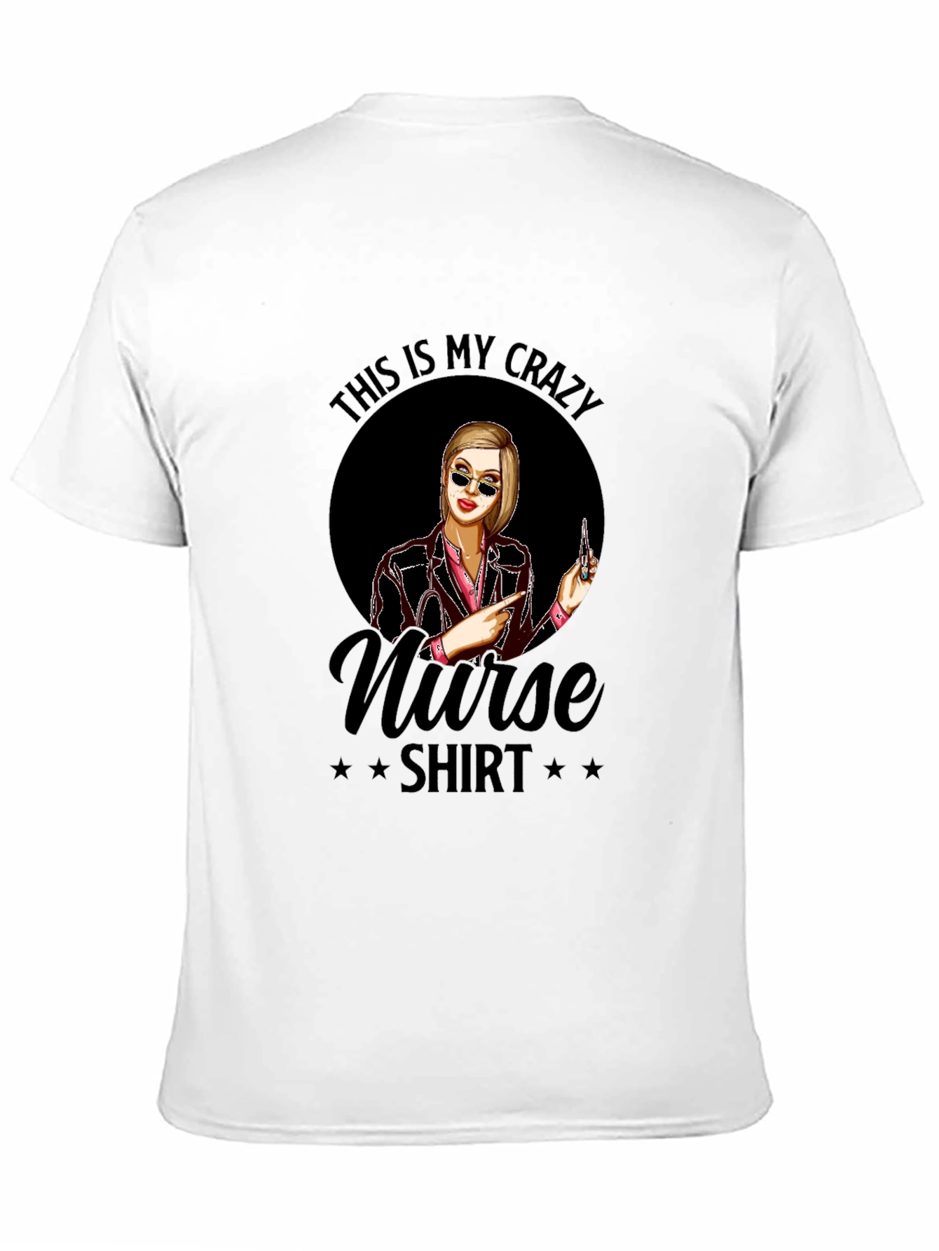 Crazy Nurse T-Shirt - Novelty Graphic Tee