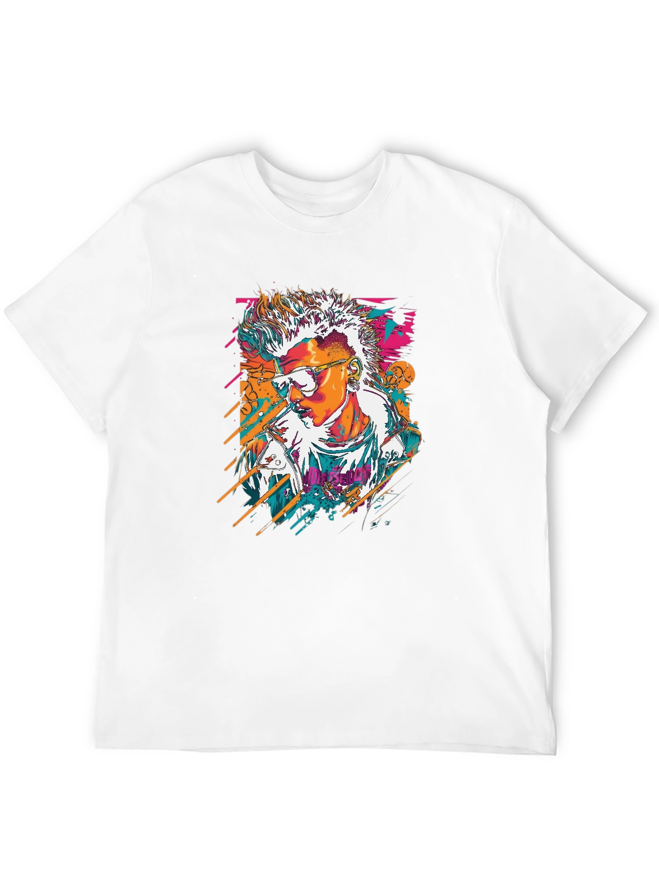 Retro Graphic T-Shirt - Black Cotton Tee