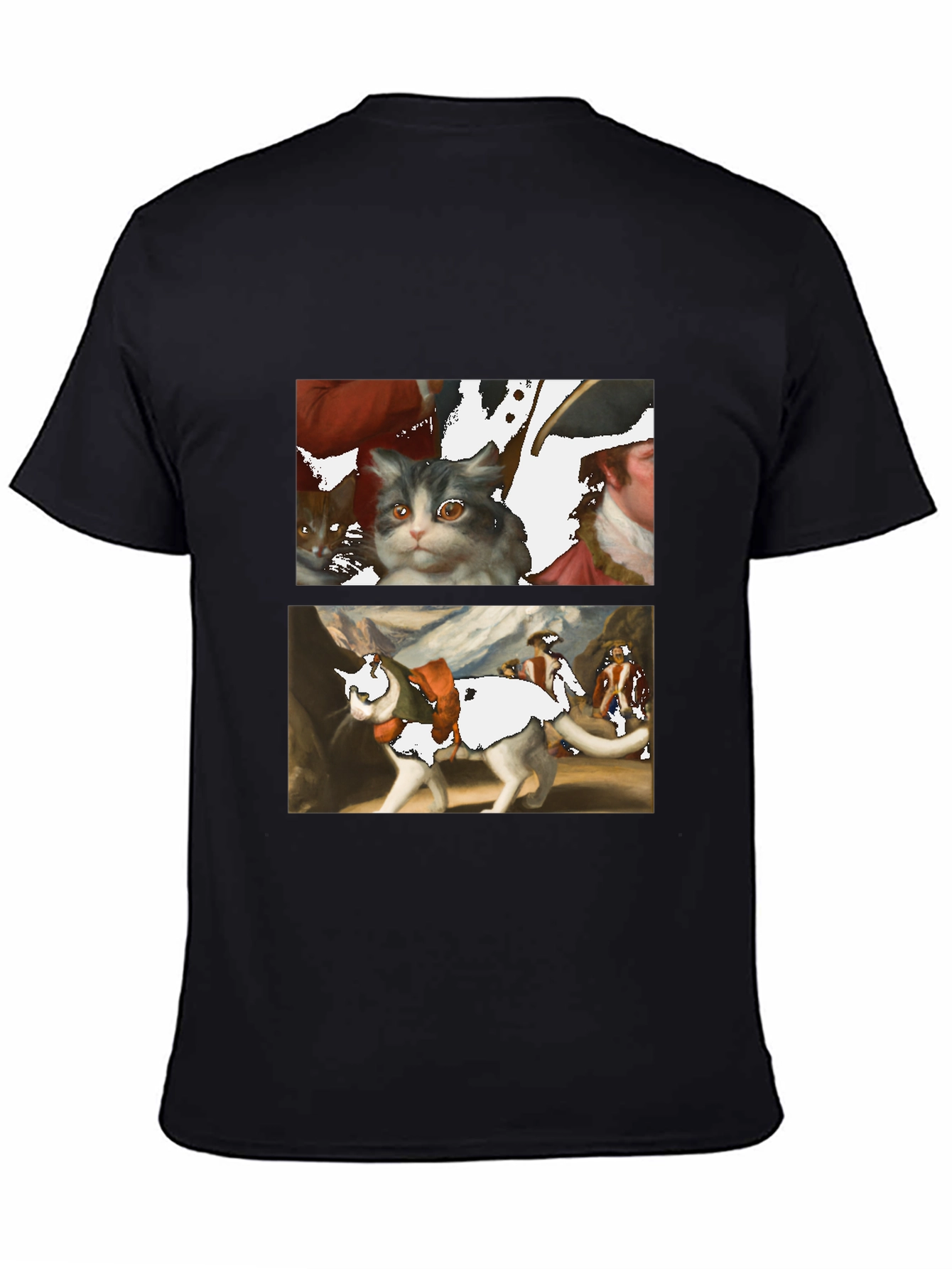 Artsy Cat T-Shirt - Unique Graphic Tee