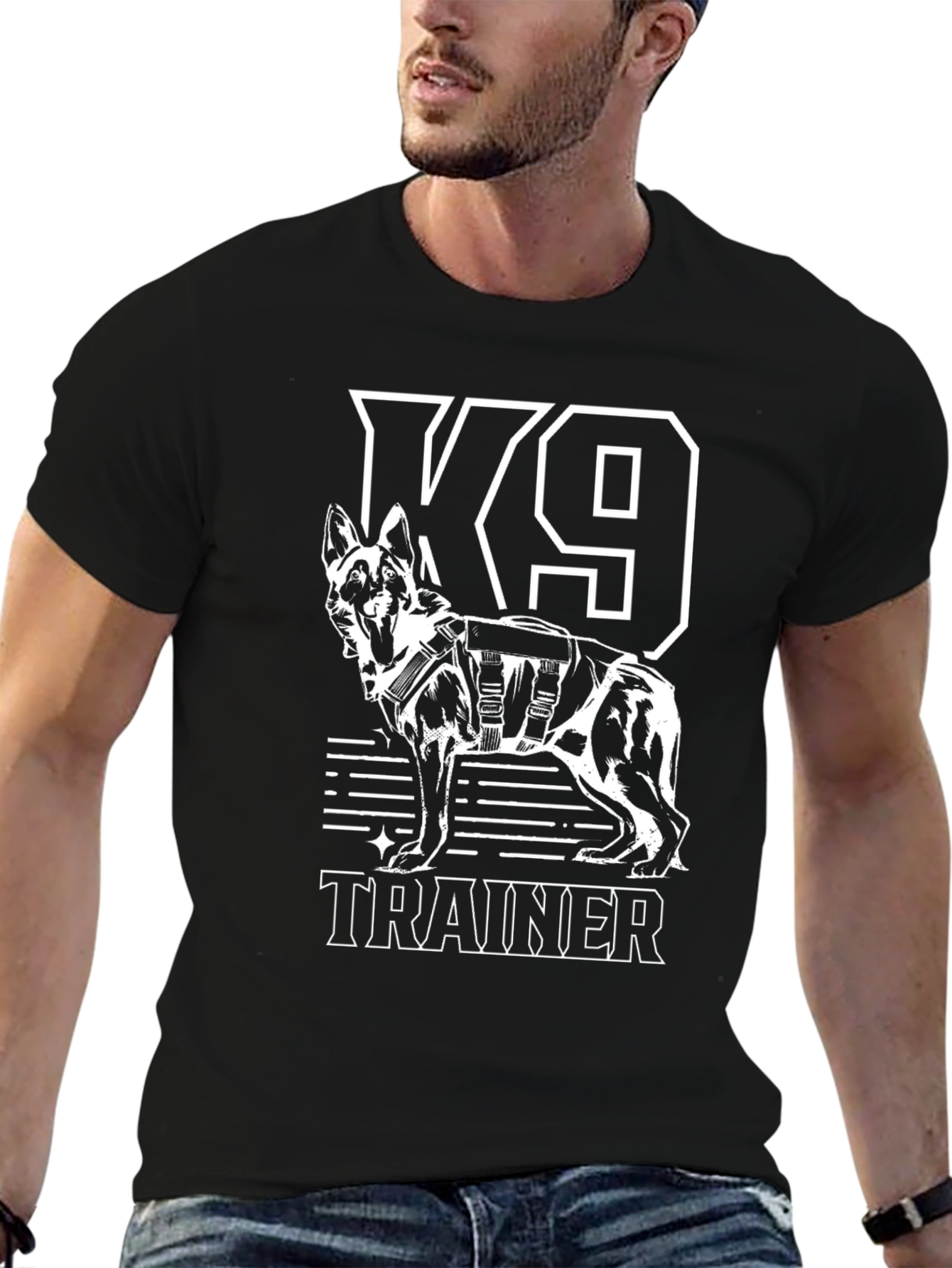 K9 Trainer Graphic T-Shirt - Dog Lover Tee