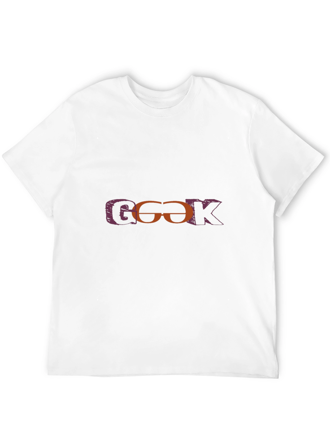 Geek Graphic T-Shirt - Black Crew Neck Tee