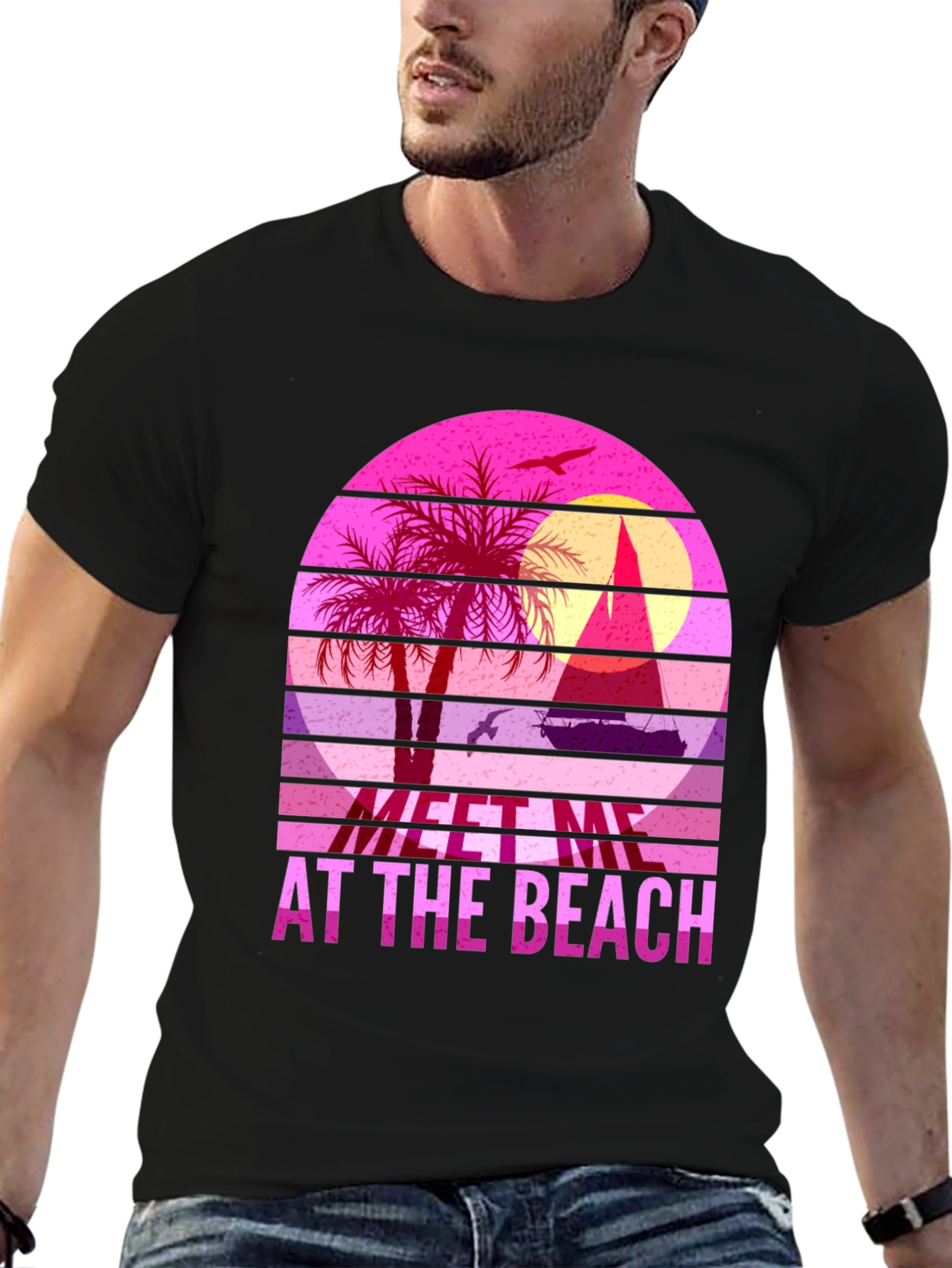 Meet Me At The Beach Graphic Tee
