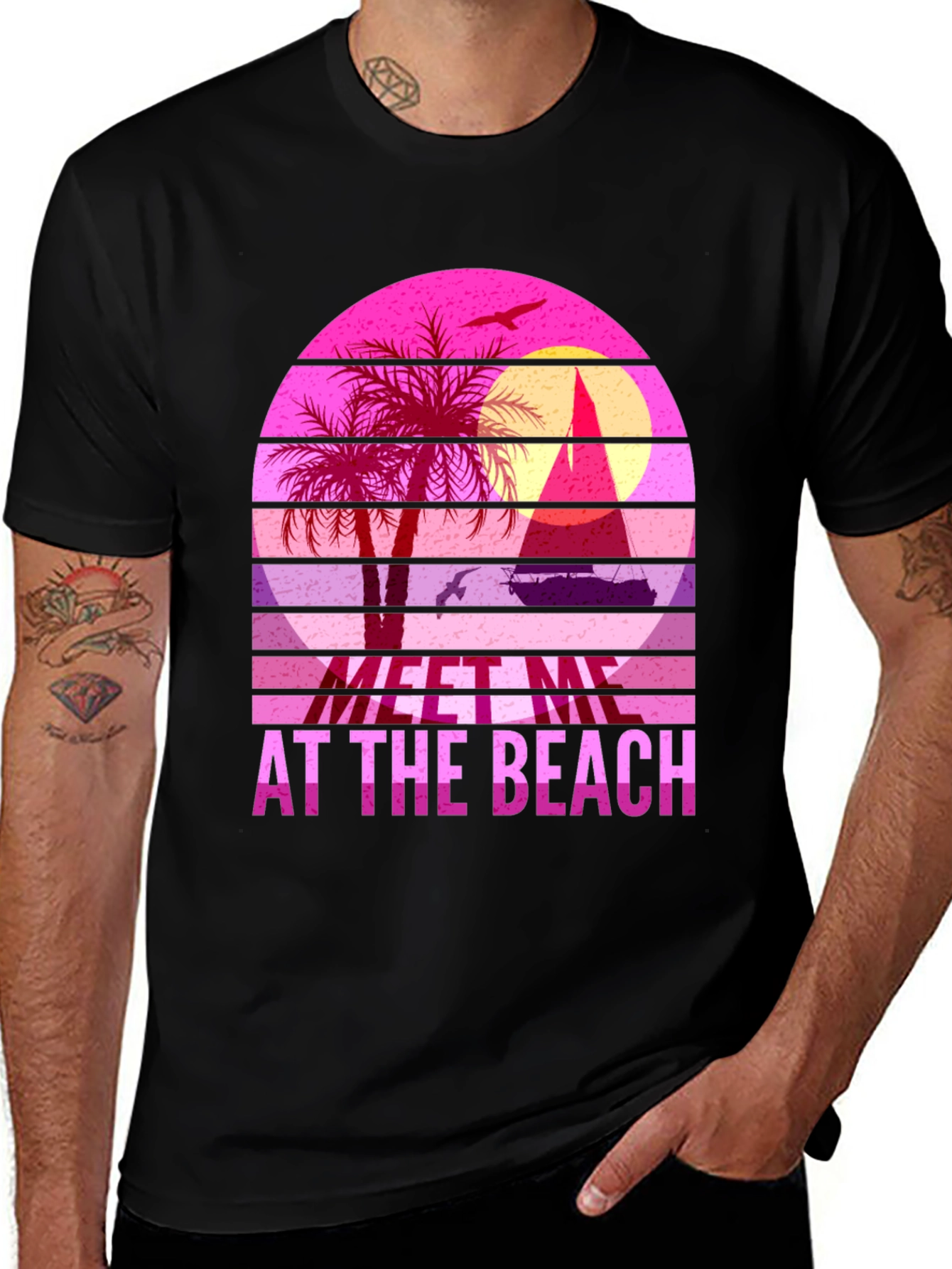Meet Me At The Beach Graphic Tee