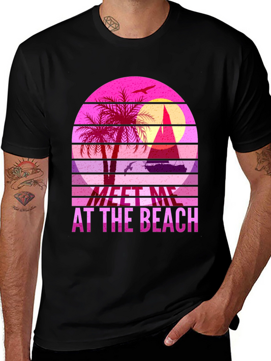 Meet Me At The Beach Graphic Tee