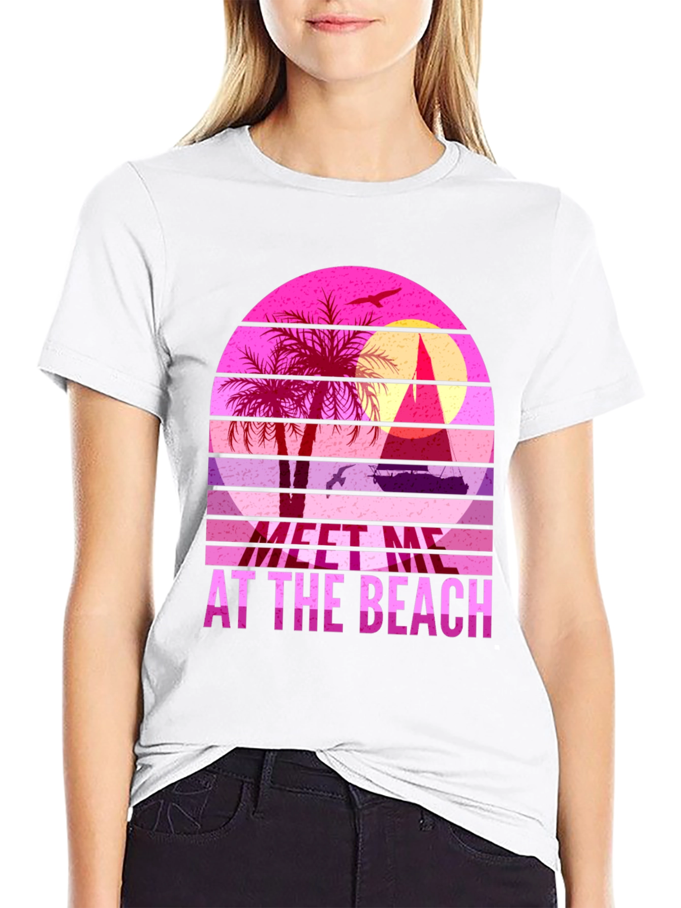 Meet Me At The Beach Graphic Tee