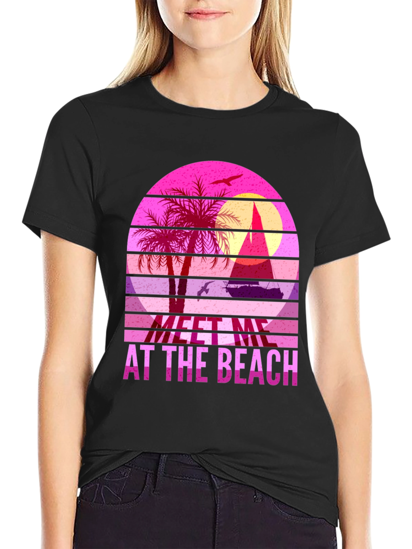 Meet Me At The Beach Graphic Tee