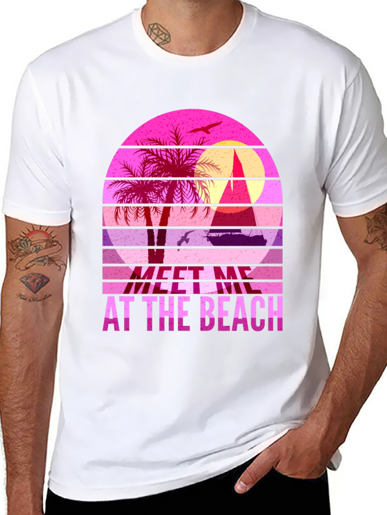 Meet Me At The Beach Graphic Tee