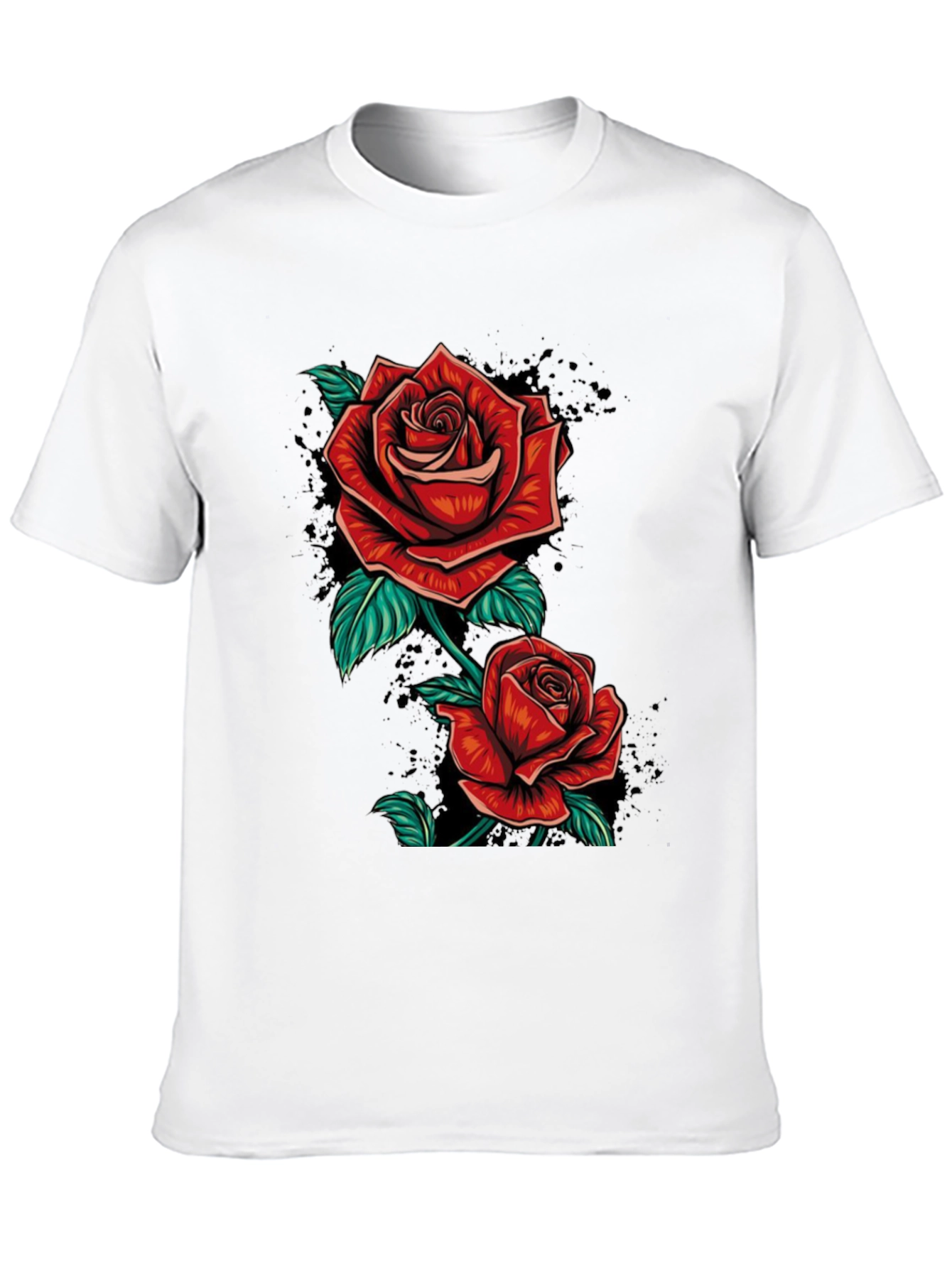 Rose T-Shirt - Floral Graphic Tee