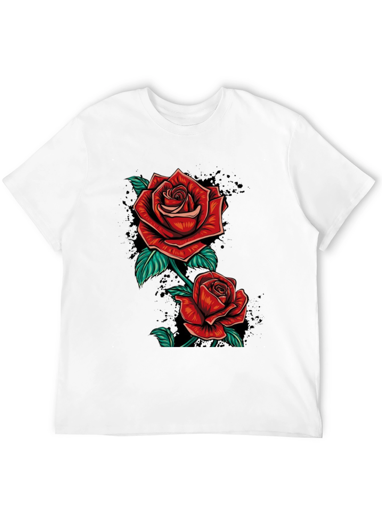 Rose T-Shirt - Floral Graphic Tee