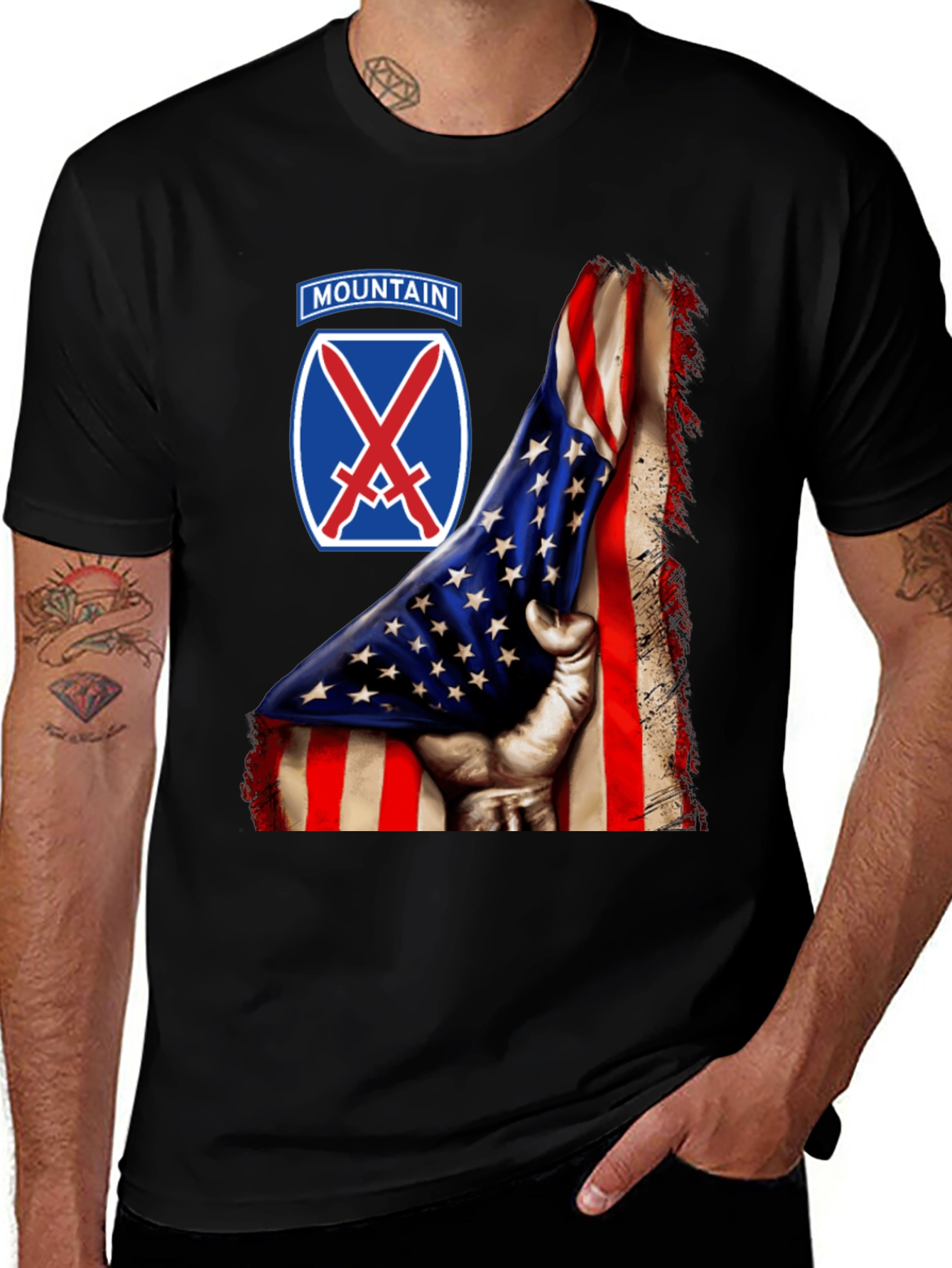Mountain Division Flag T-Shirt