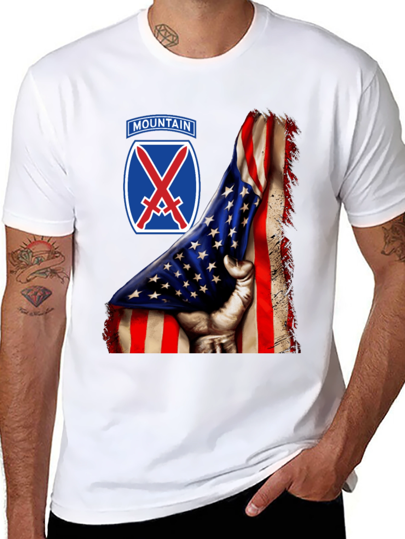Mountain Division Flag T-Shirt