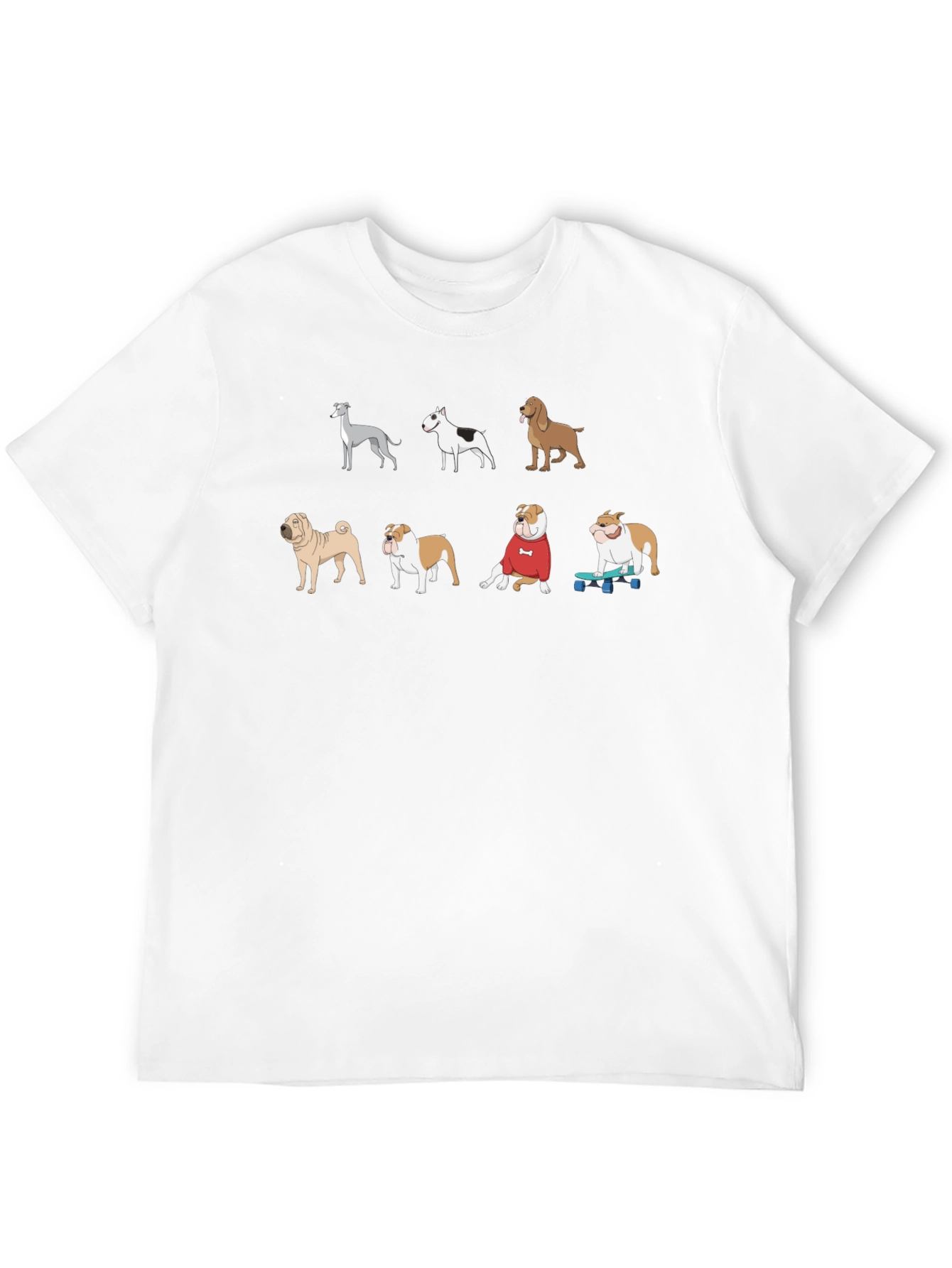 Cool Dog Breeds Graphic T-Shirt