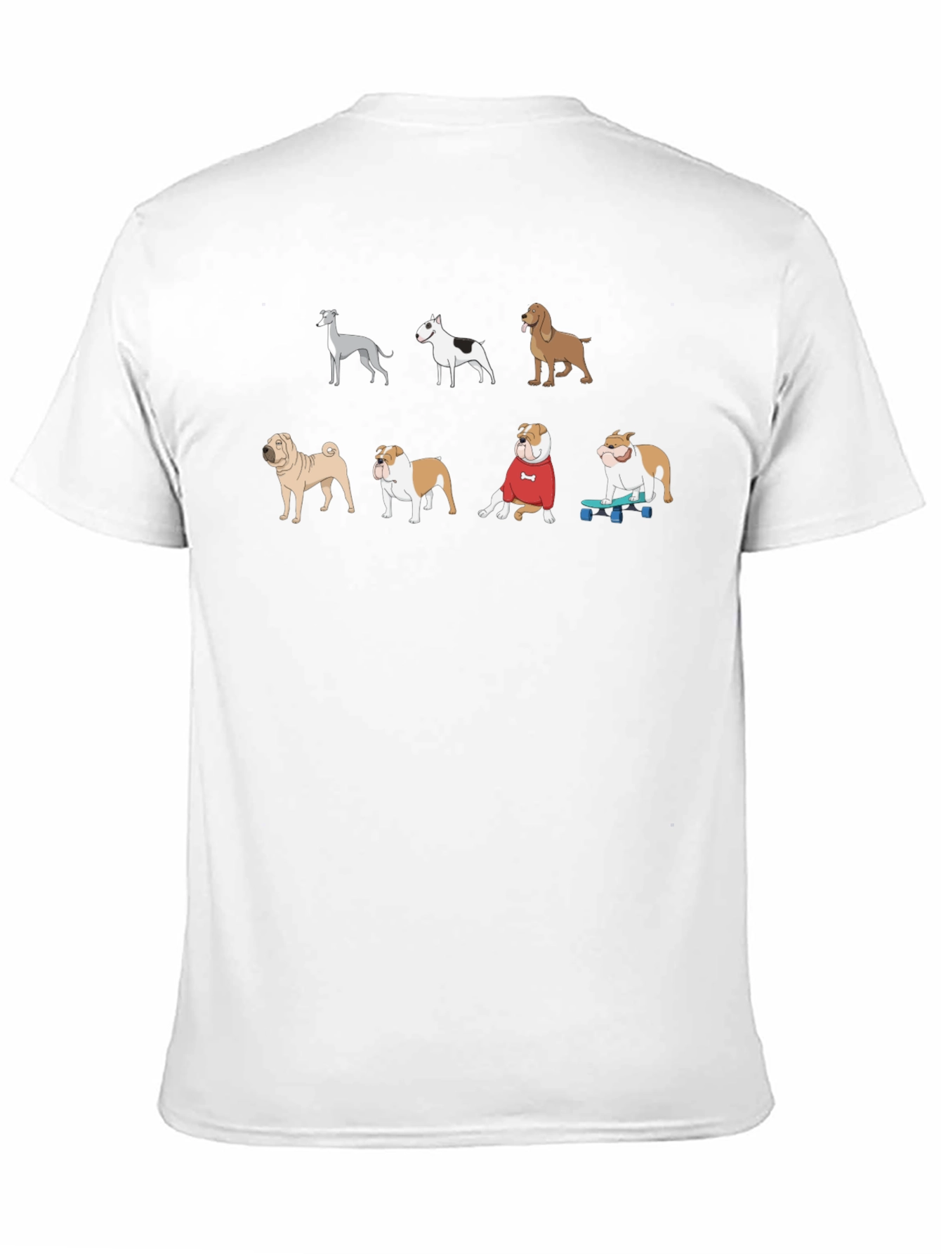 Cool Dog Breeds Graphic T-Shirt