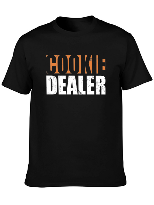 Cookie Dealer Graphic Tee - Black Cotton T-Shirt