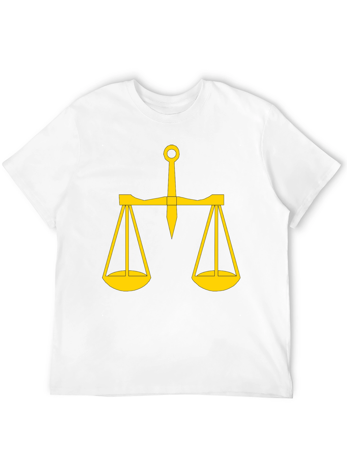 Scales of Justice Graphic Tee - Black