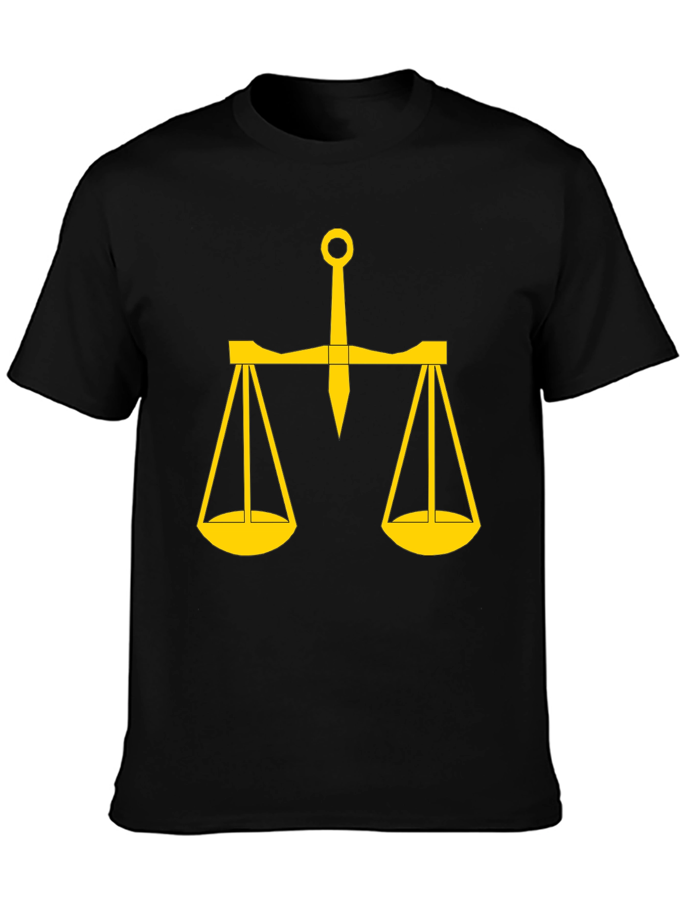 Scales of Justice Graphic Tee - Black