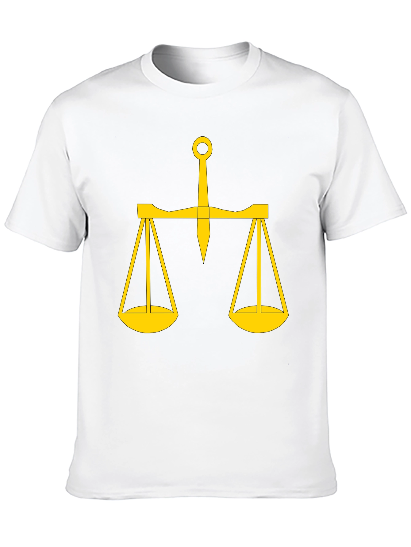 Scales of Justice Graphic Tee - Black
